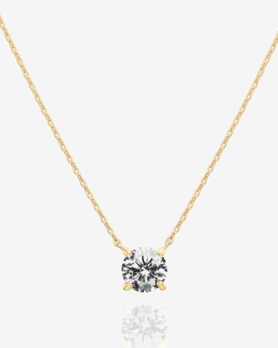 Faye Solitaire Pendant