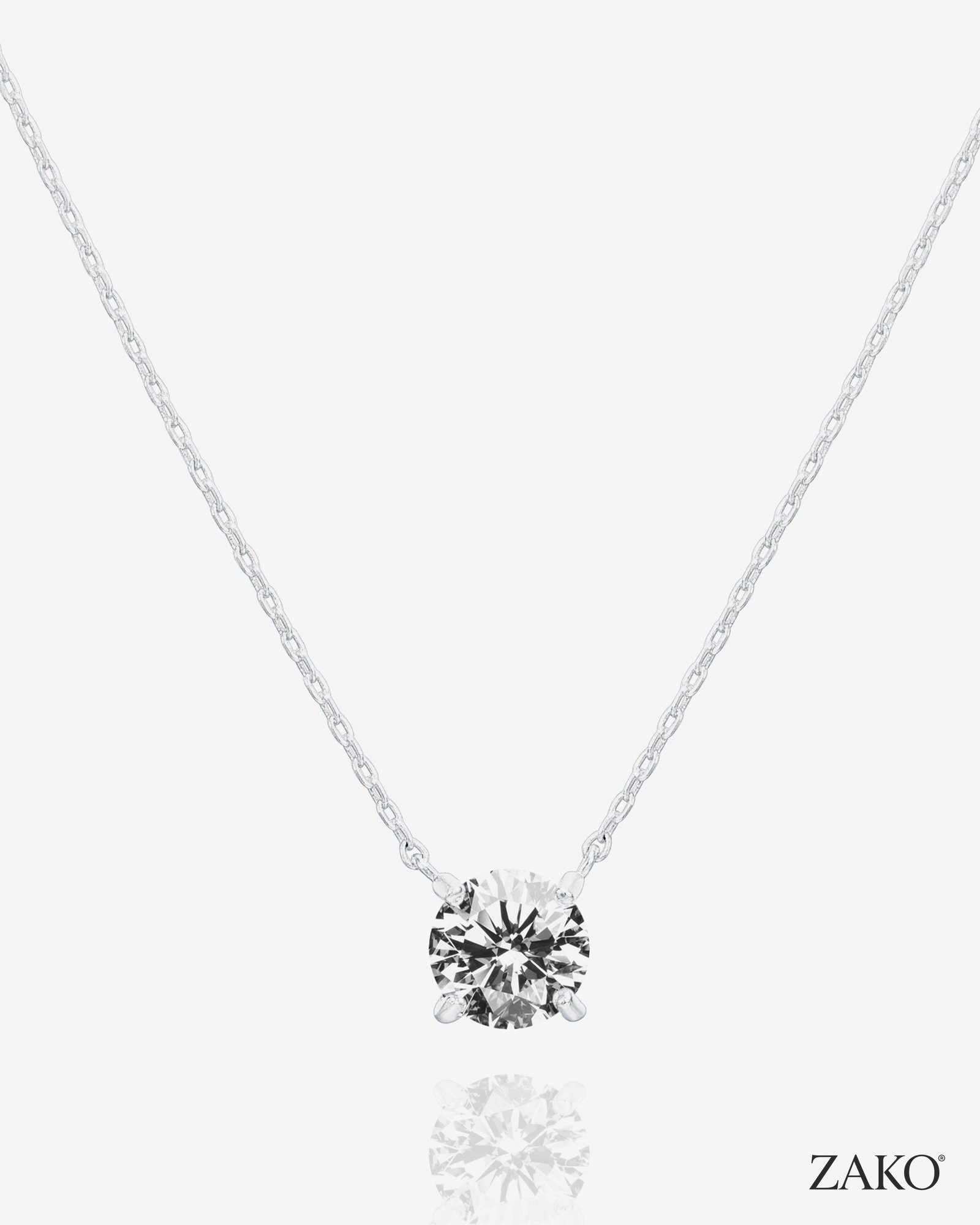 Faye Solitaire Pendant - Image 15