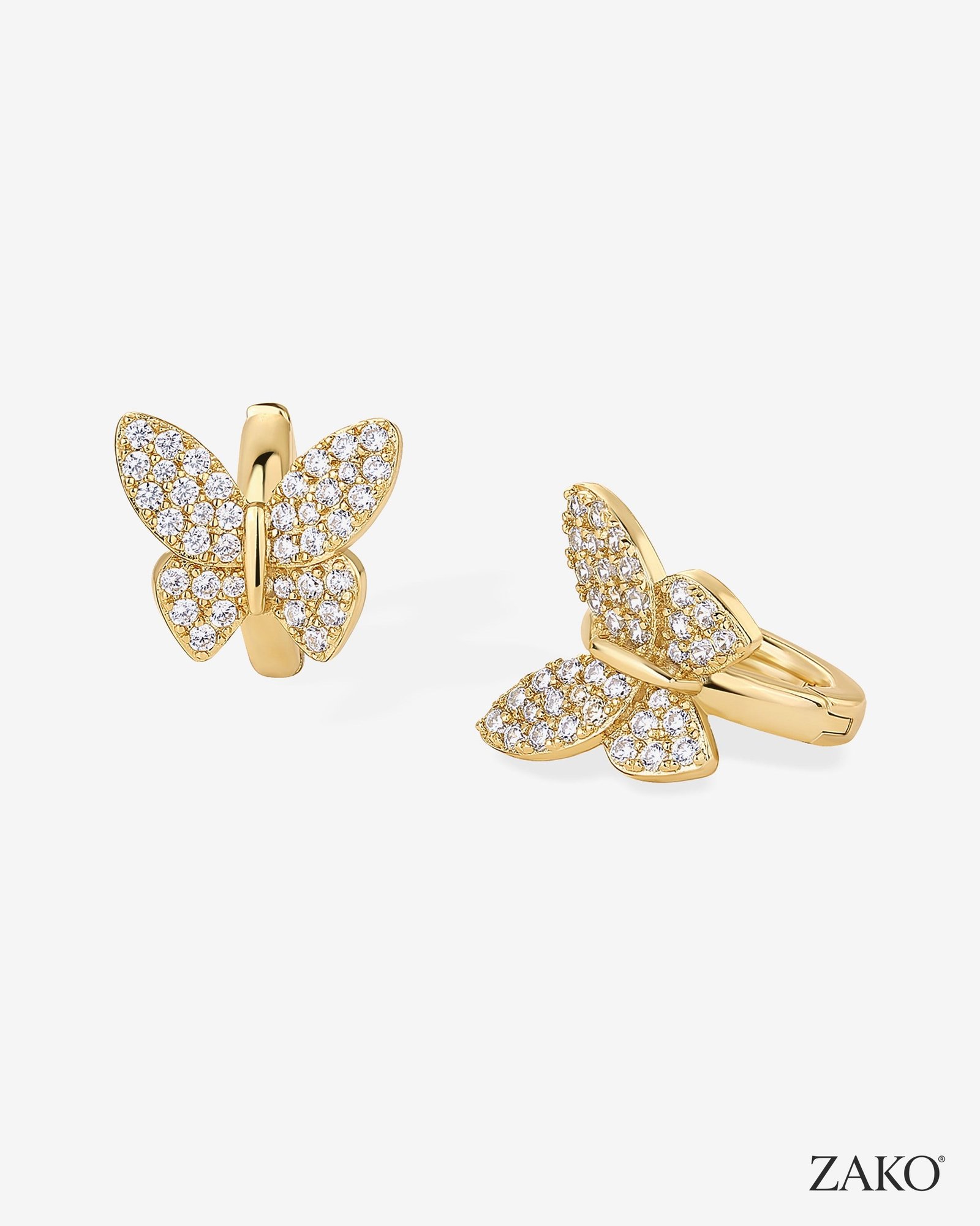 Isolde Butterfly Huggies - Image 2