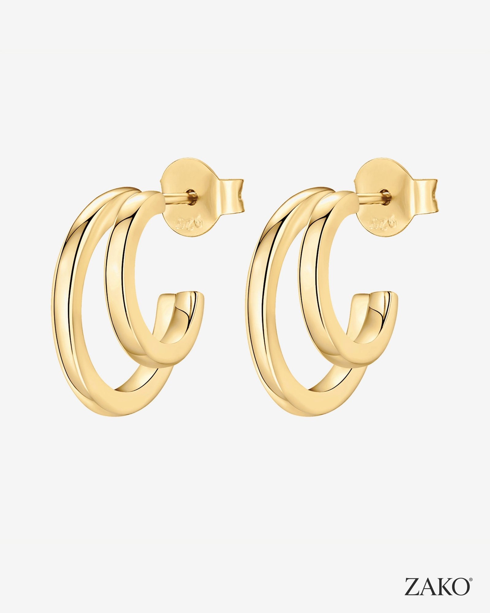 Gabrielle Split Hoops - Image 3