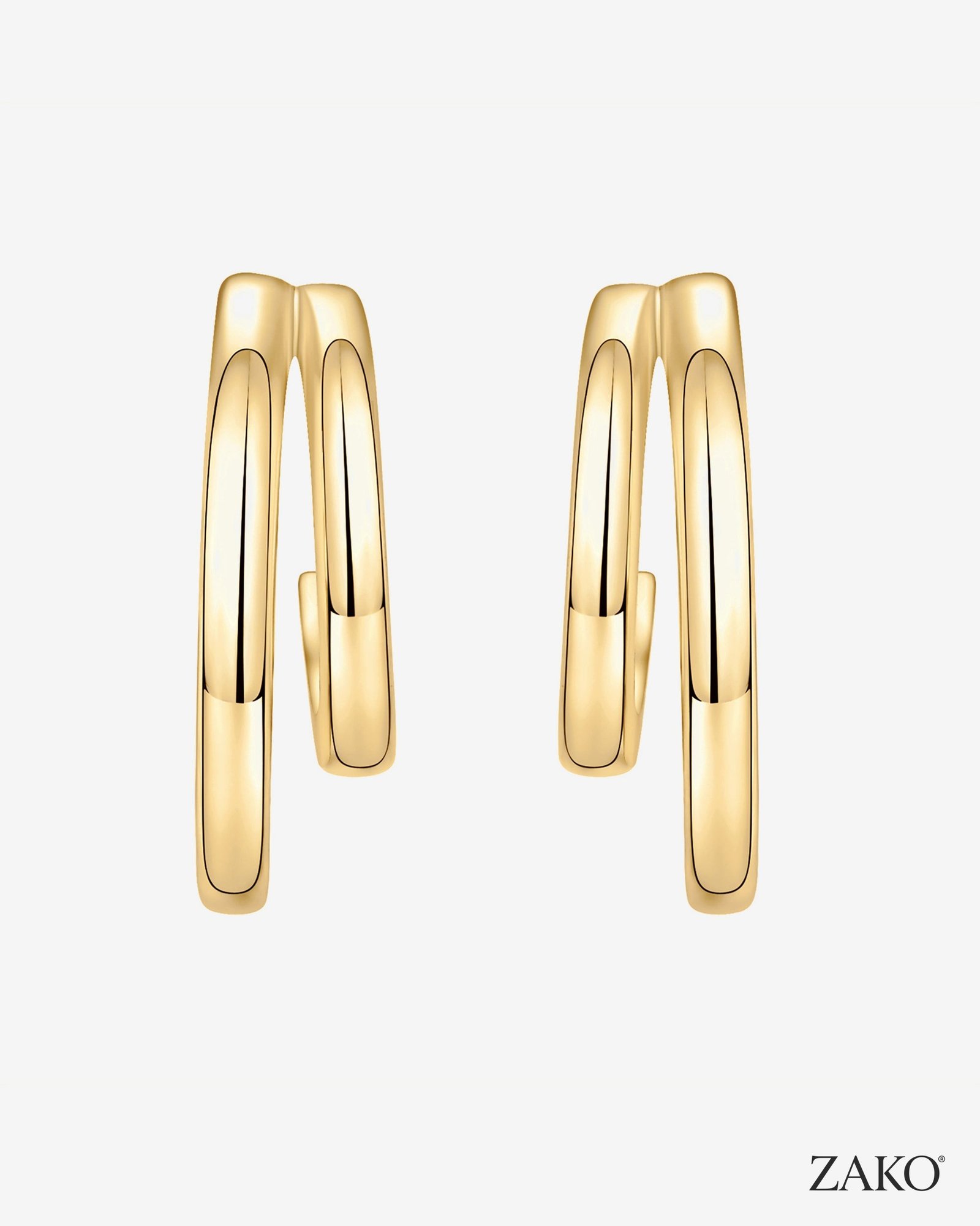 Gabrielle Split Hoops - Image 4