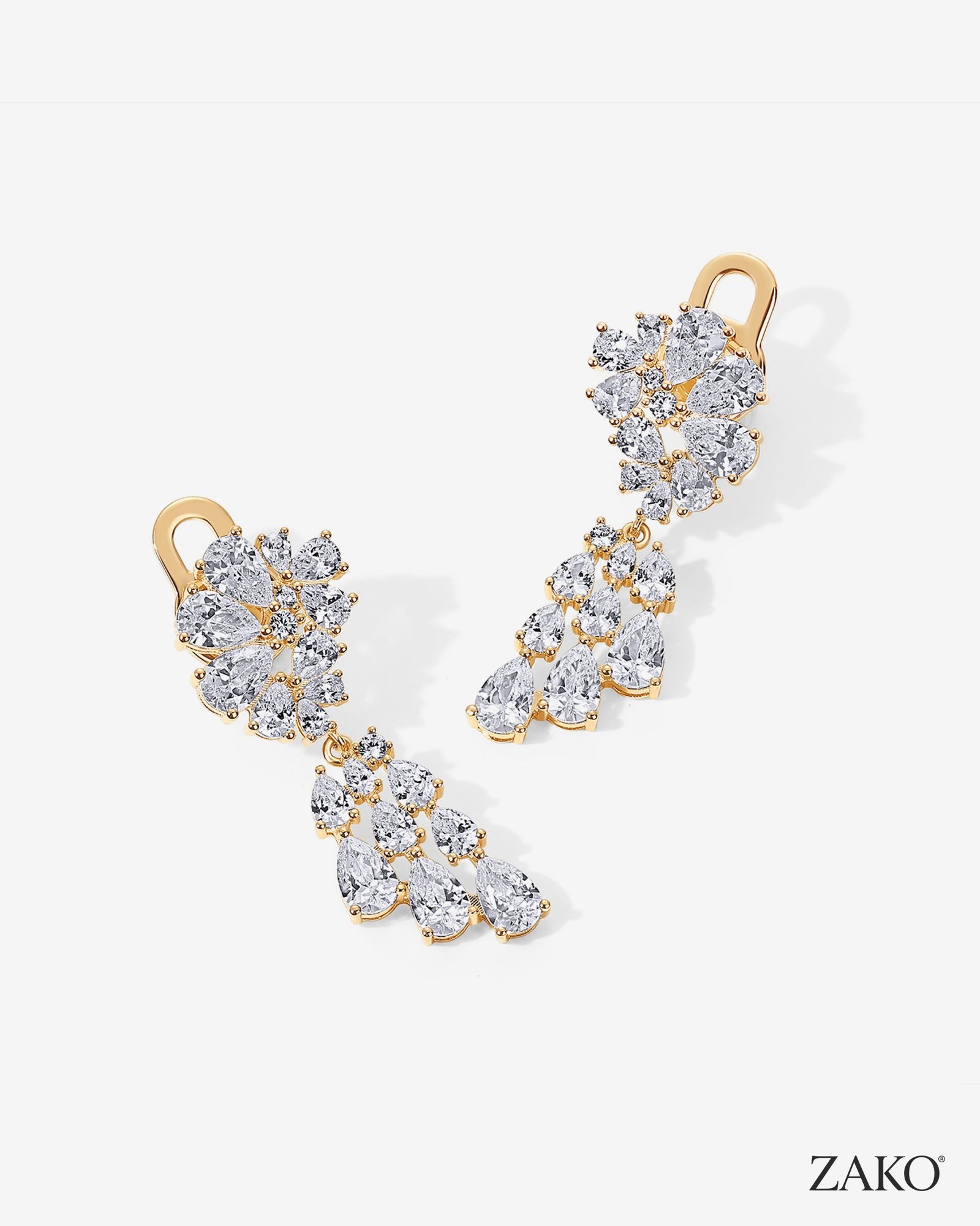 Isolde Starburst Earrings - Image 4