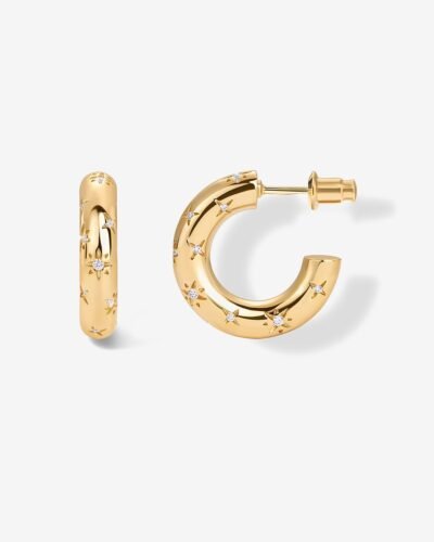 Helene Starburst Hoops