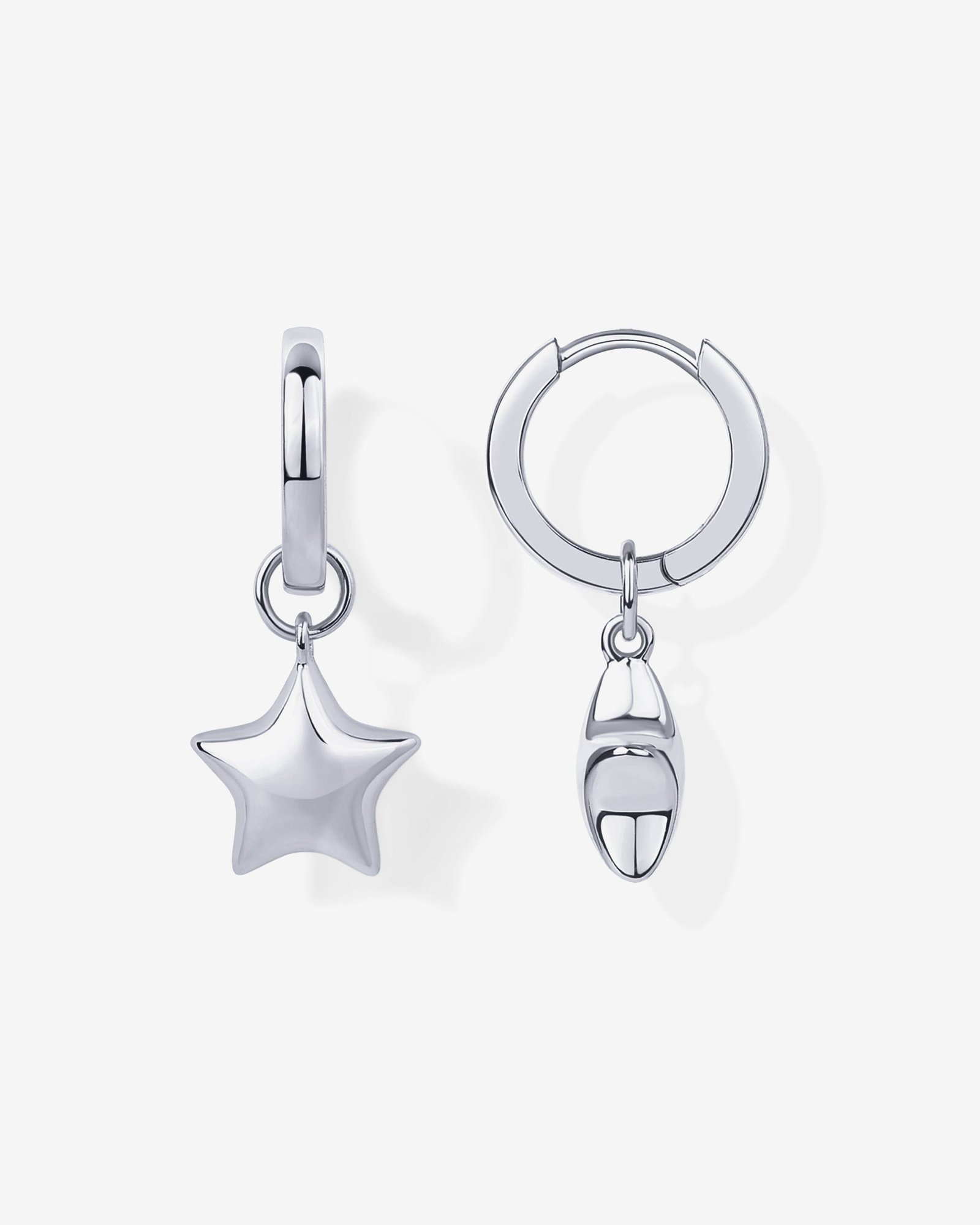 Delphine Star Dangle Huggies - Image 6