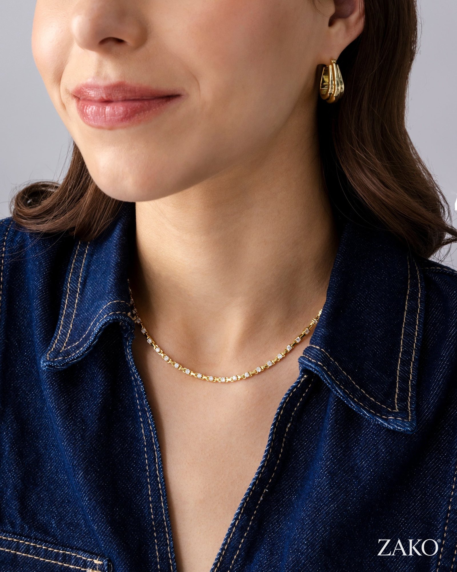 Maren Tennis Necklace - Image 3