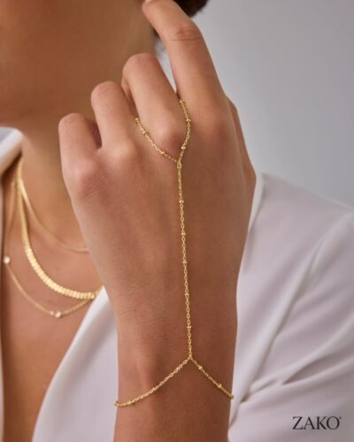 Amara Beaded Hand Chain