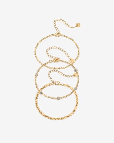 Elio Beaded Bracelet Trio