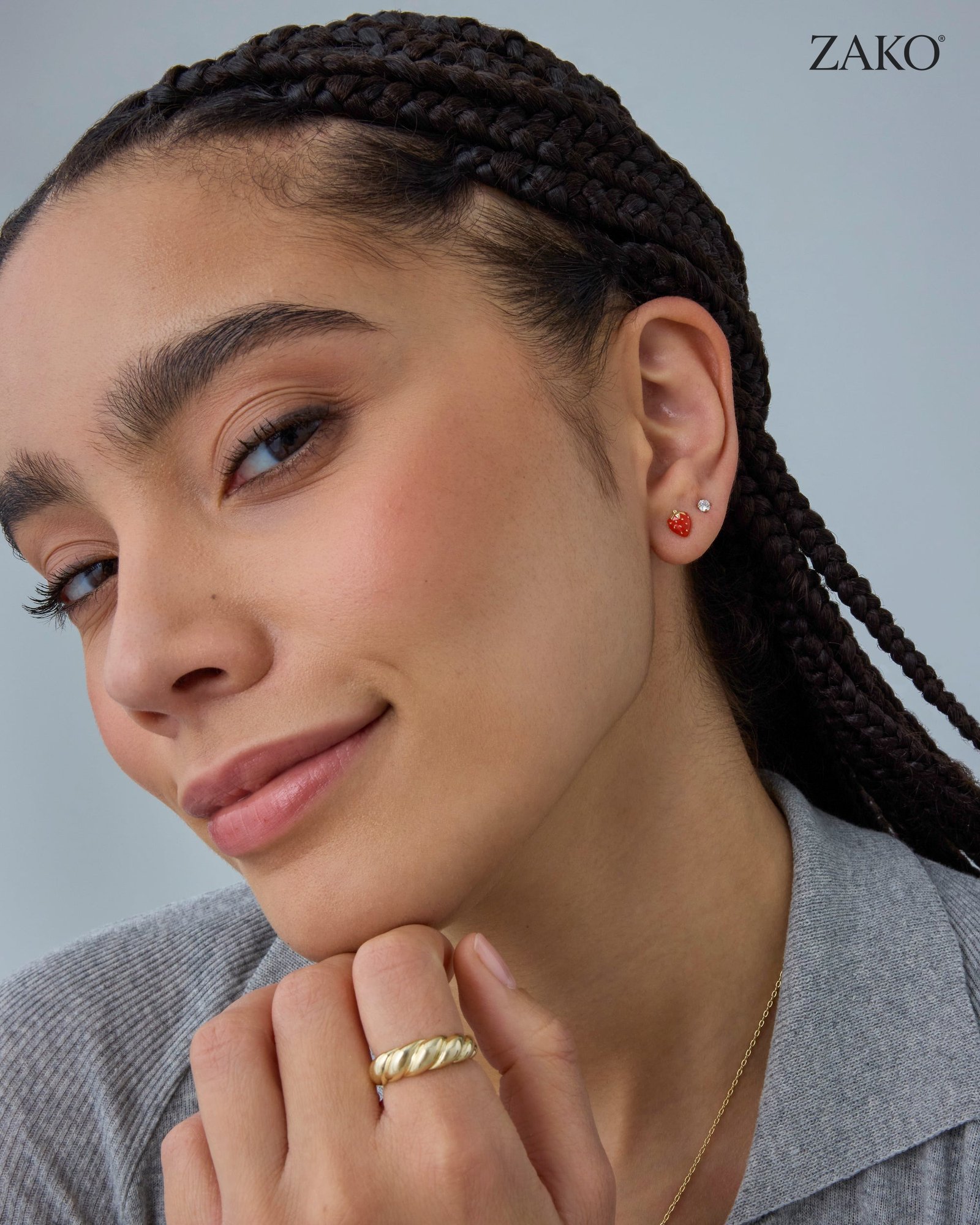 Elio Strawberry Studs - Image 4