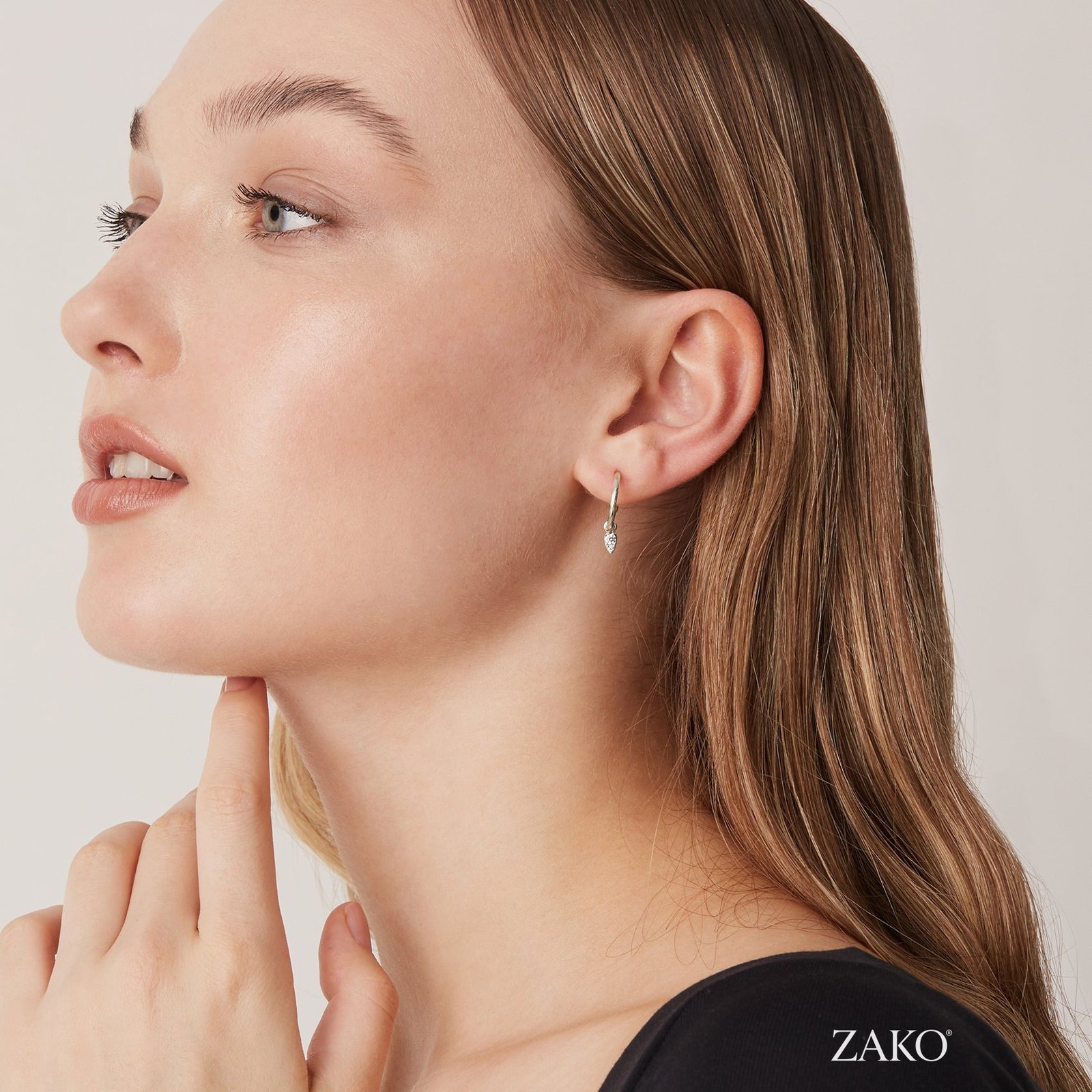 Tova Drop Hoops - Image 10