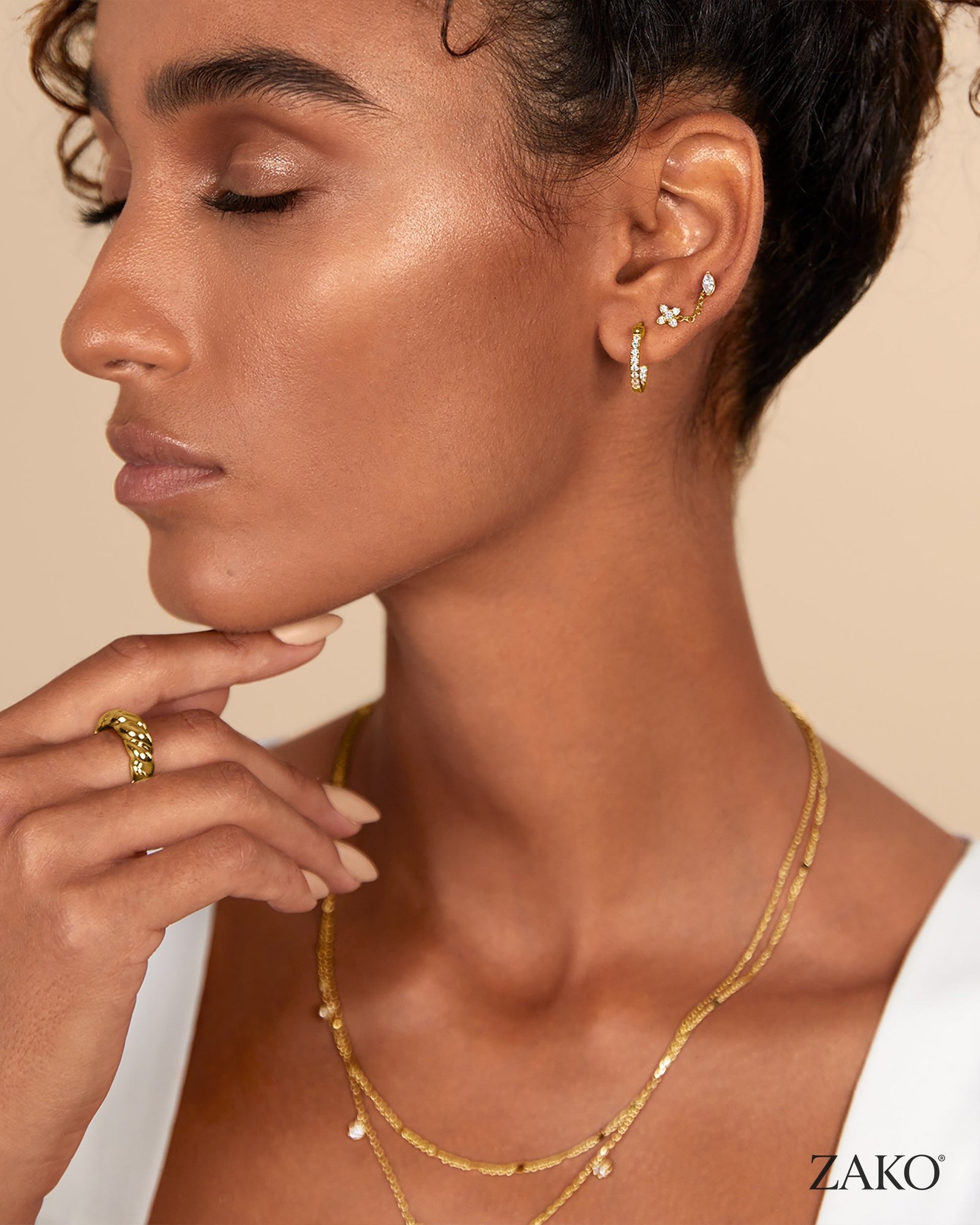 Adele Tear Studs - Image 4