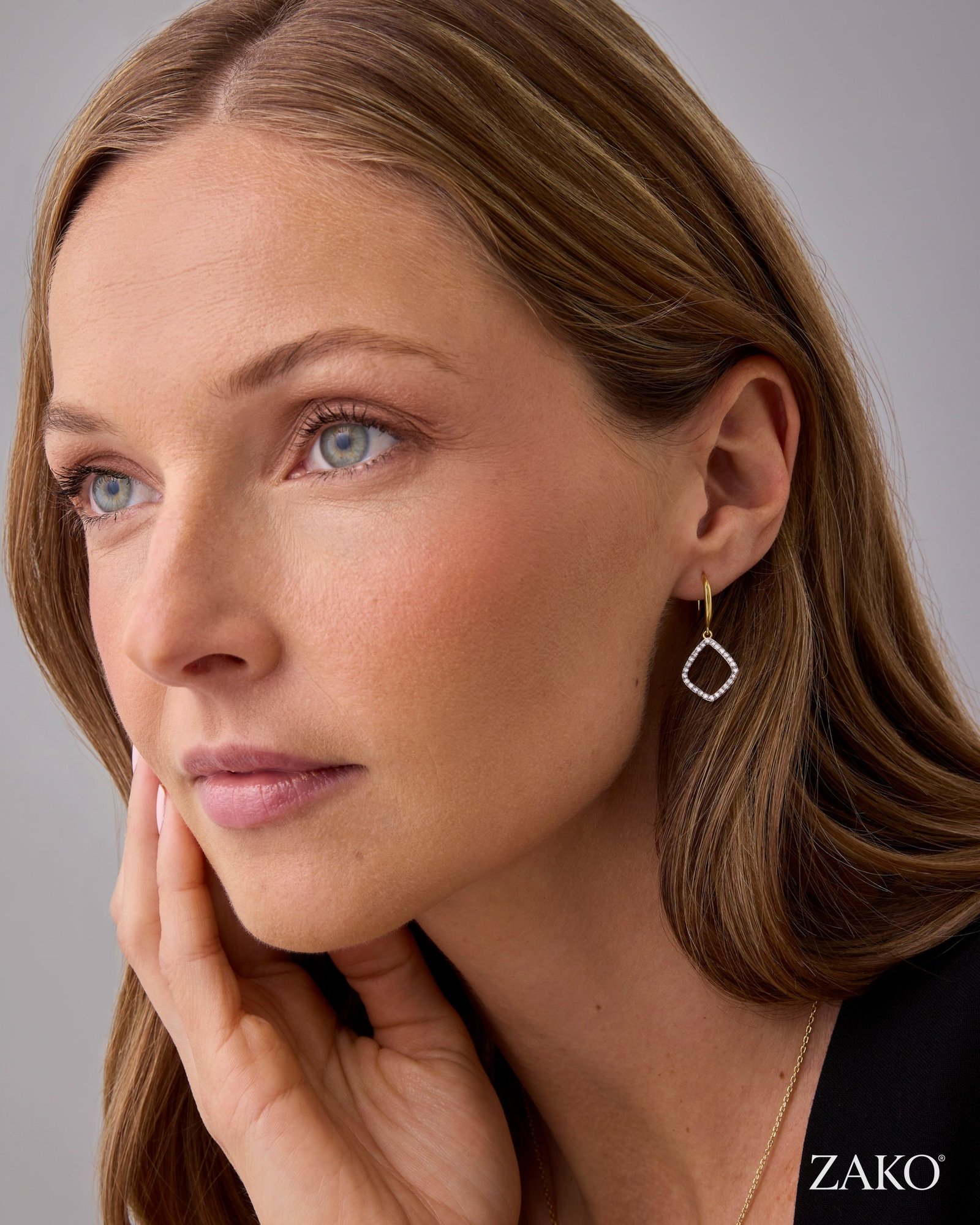 Ophelia Teardrop Dangle Earrings - Image 4