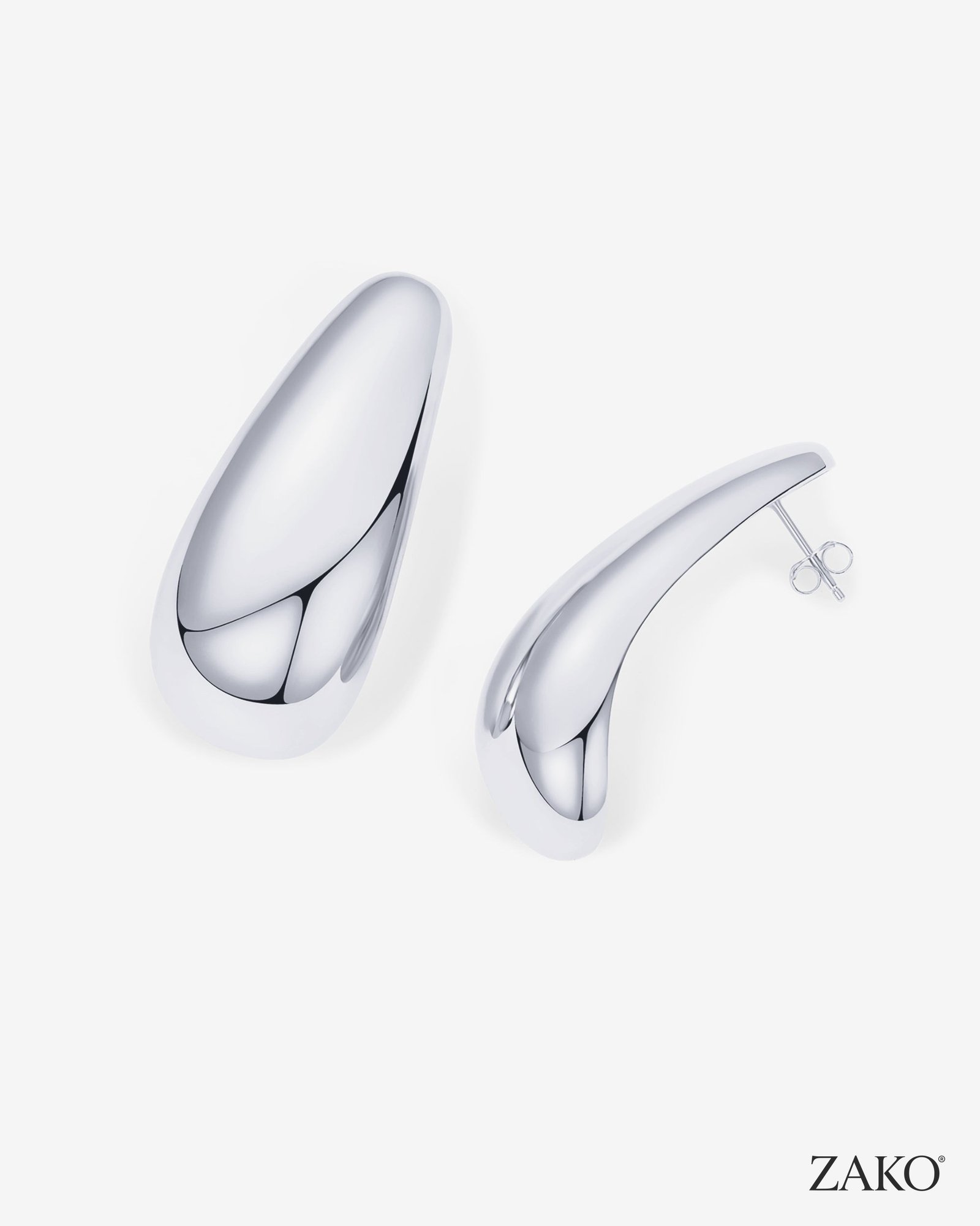 Cleo Teardrop Hoops - Image 12
