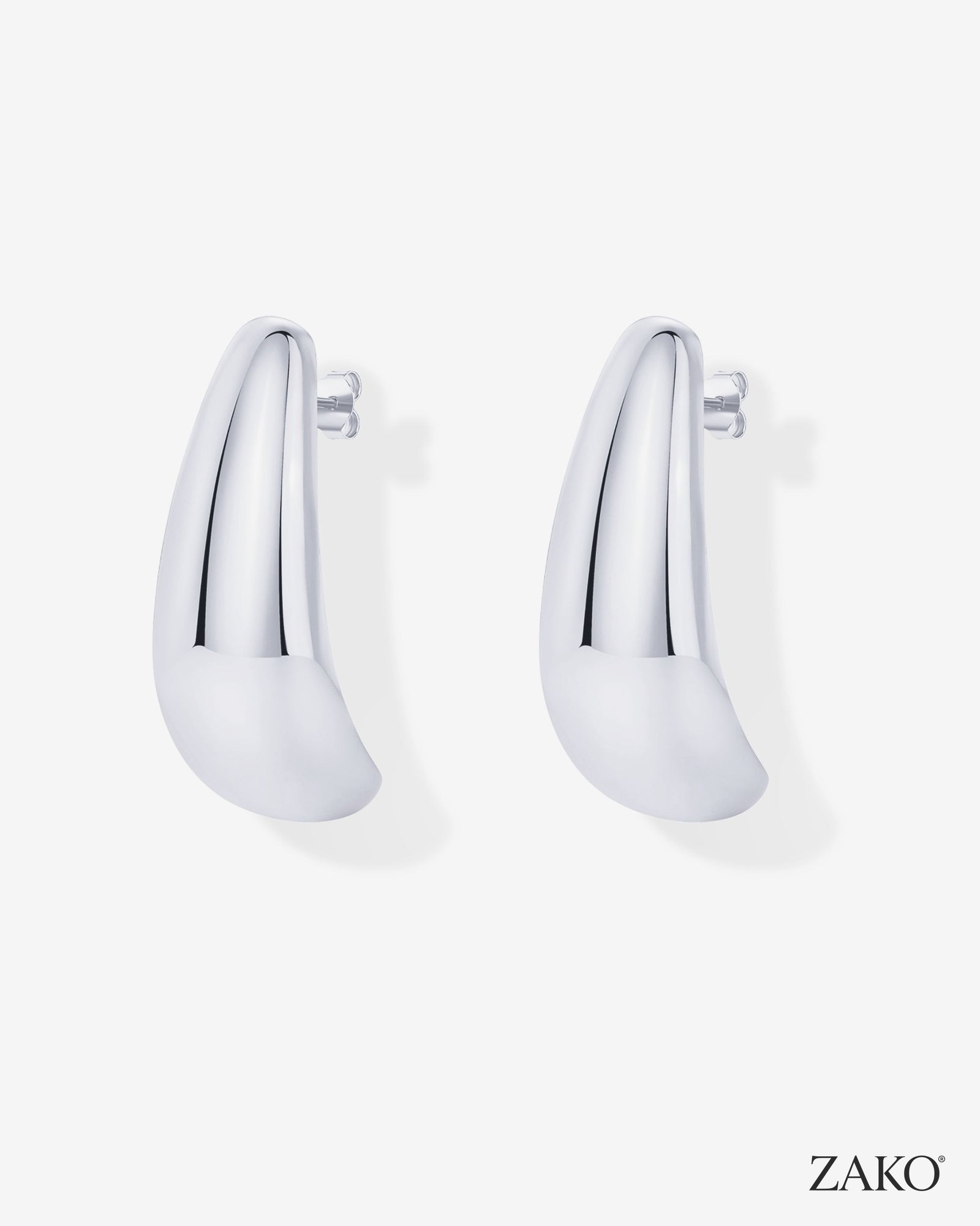 Cleo Teardrop Hoops - Image 11