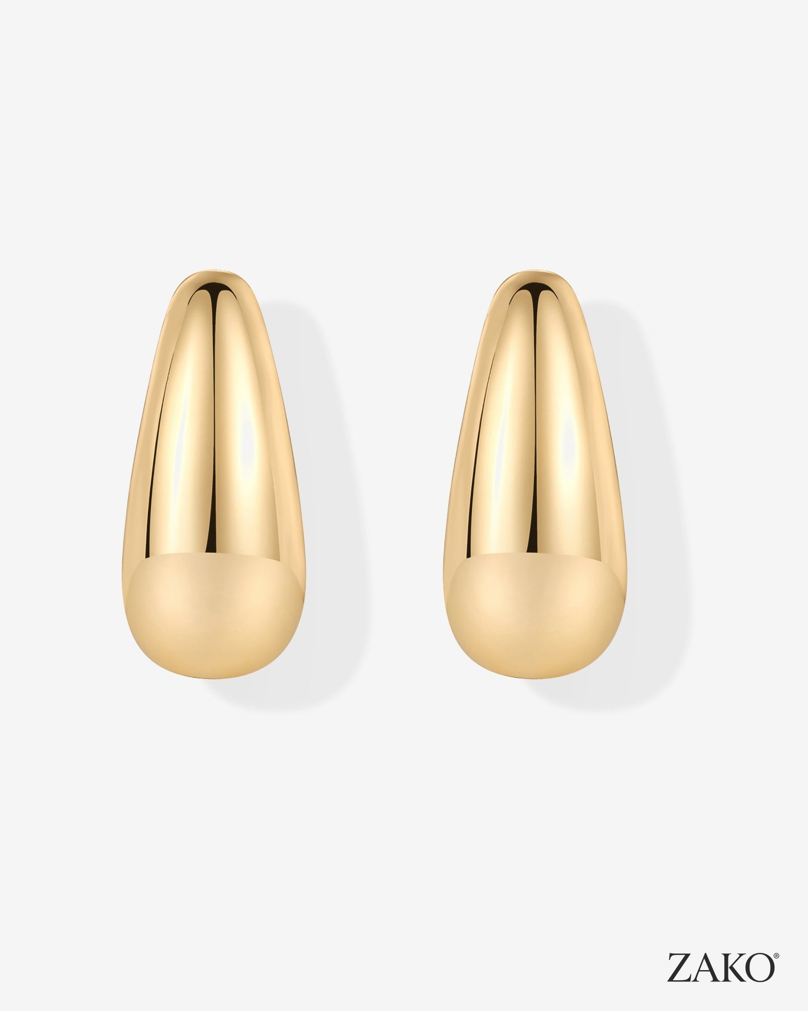 Cleo Teardrop Hoops - Image 5