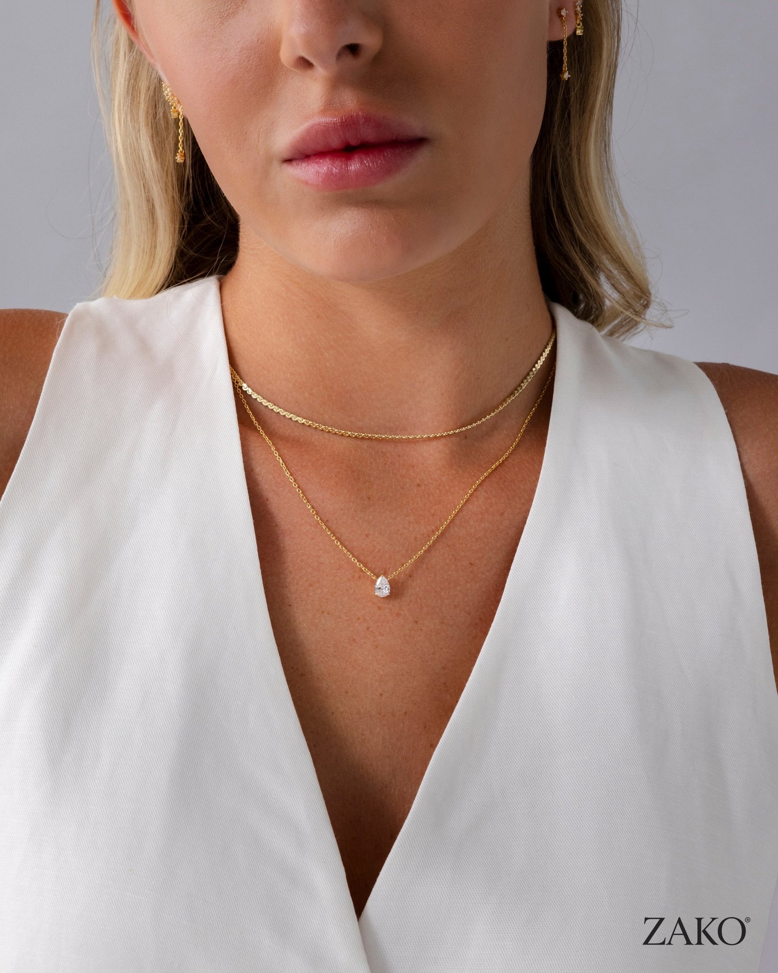 Nola Teardrop Necklace - Image 3