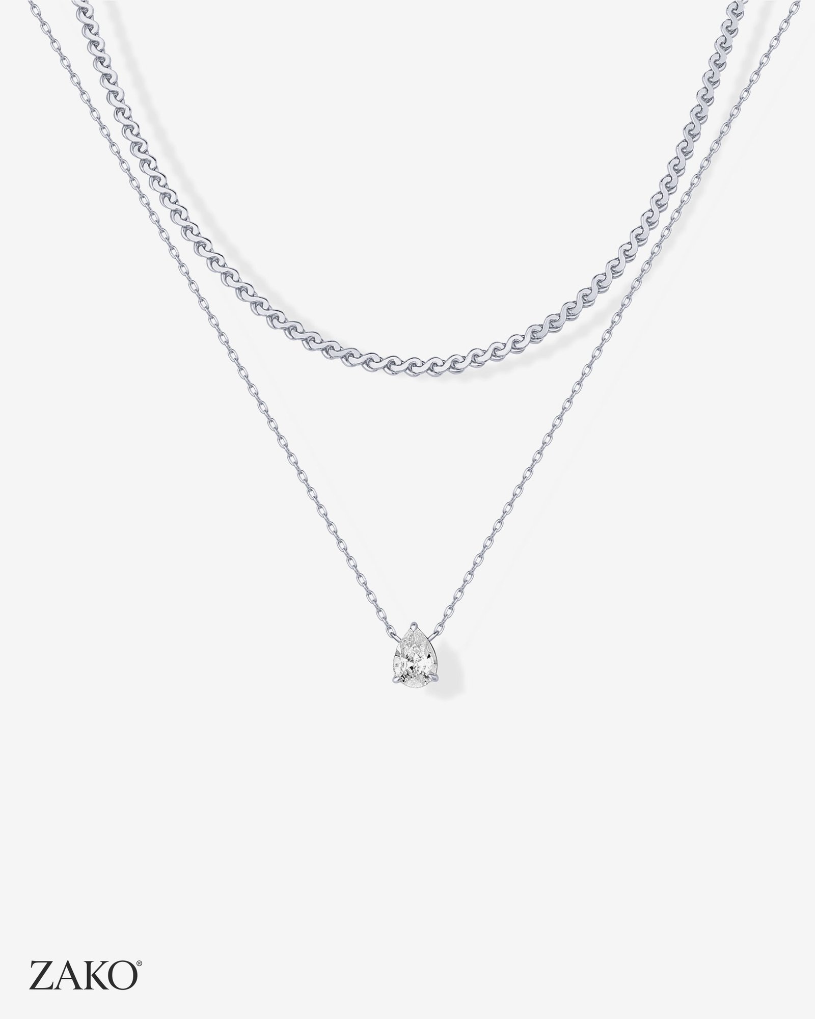 Nola Teardrop Necklace - Image 4