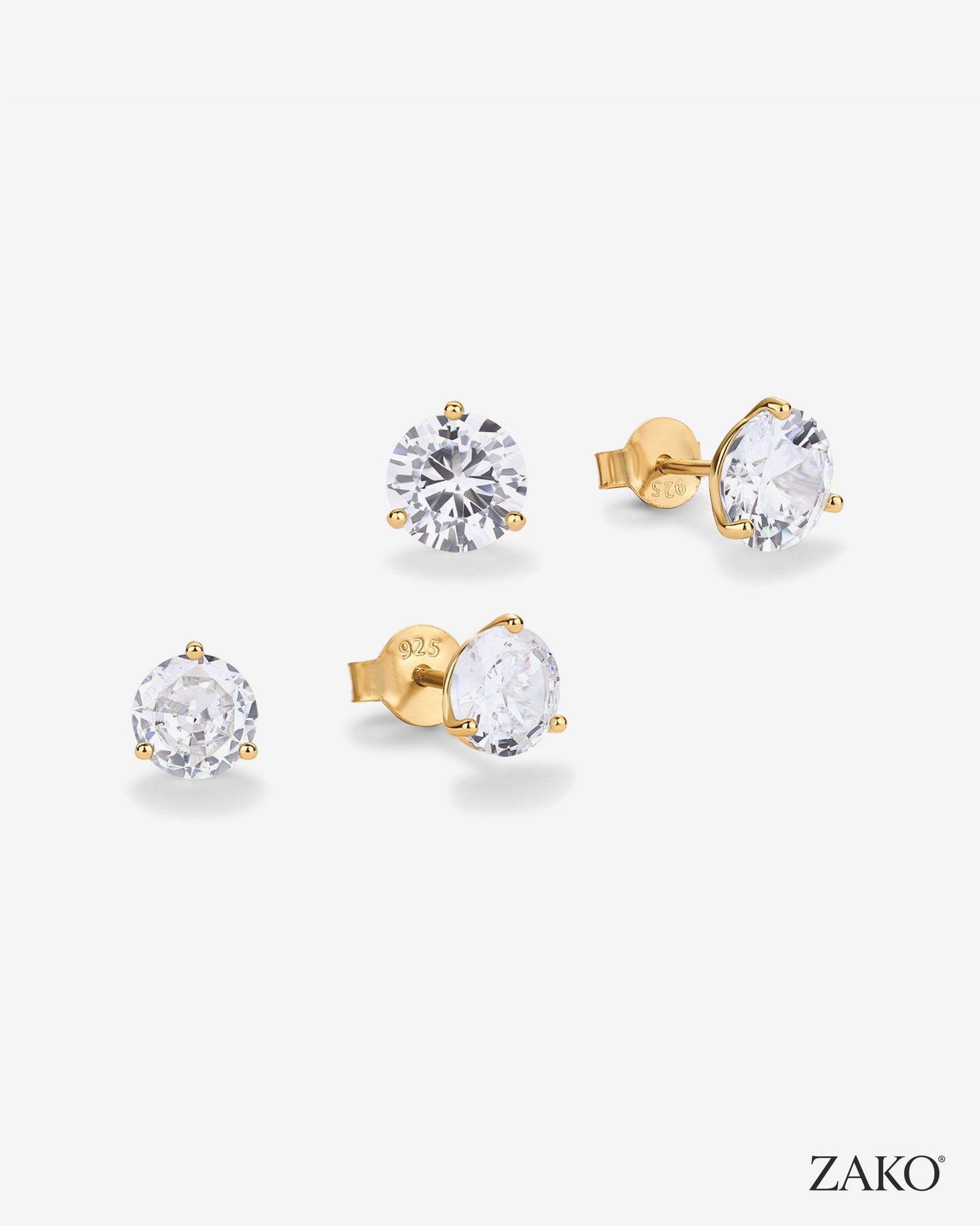 Edith Round Studs - Image 2