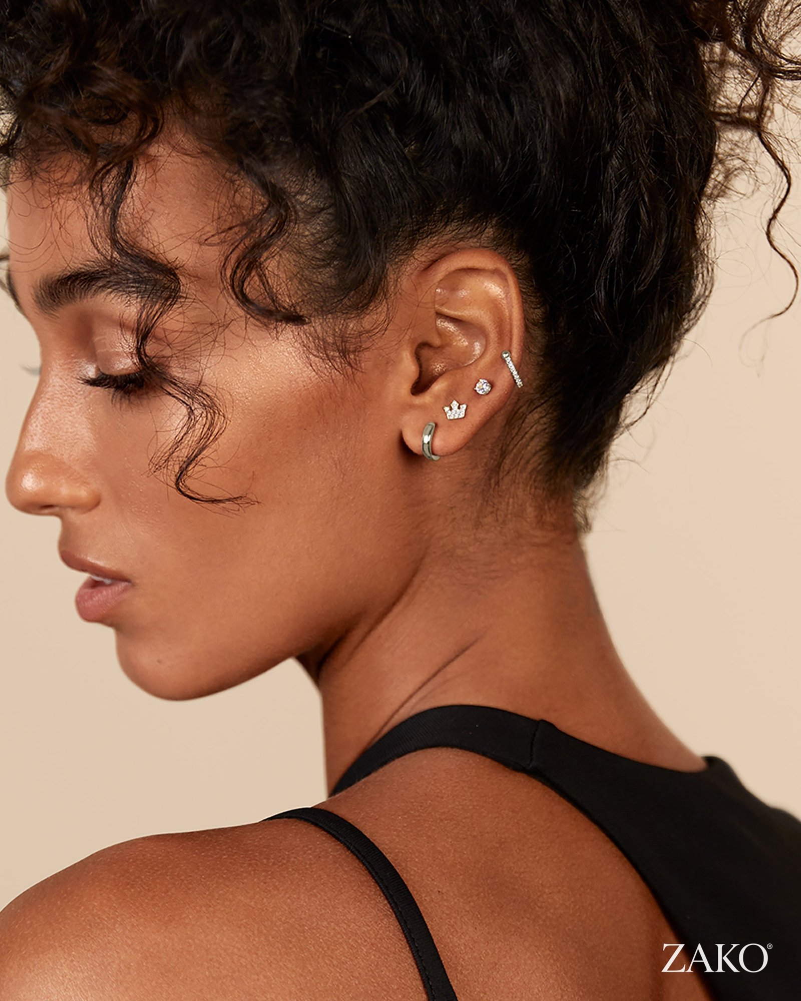 Kira Crown Studs - Image 7