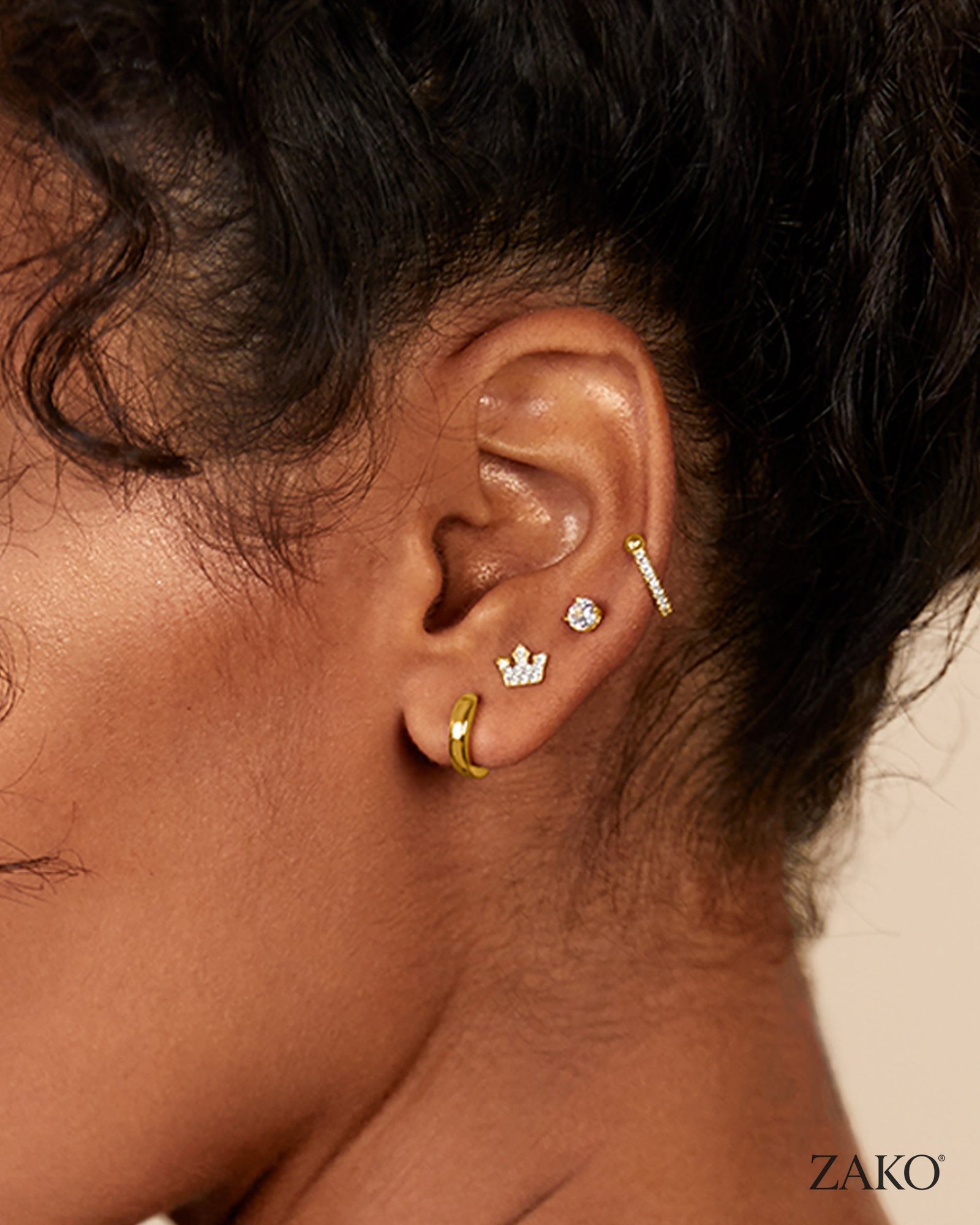 Kira Crown Studs - Image 3