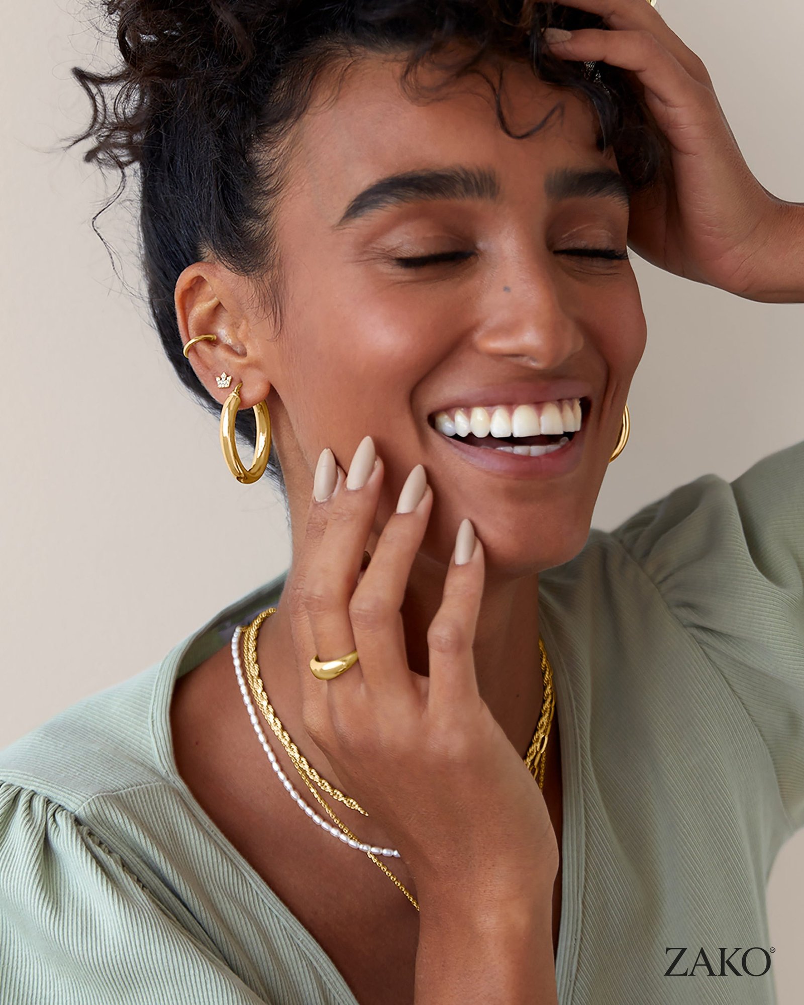 Kira Crown Studs - Image 5