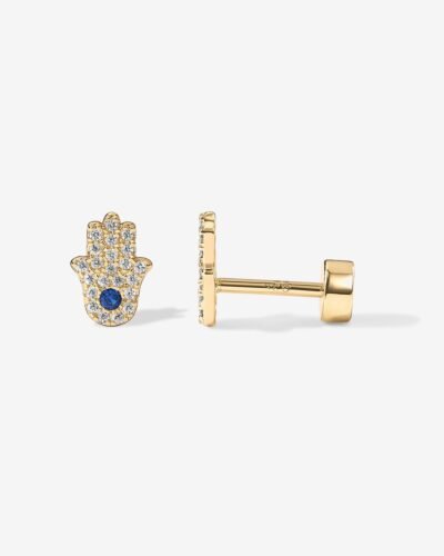 Nina Hamsa Studs