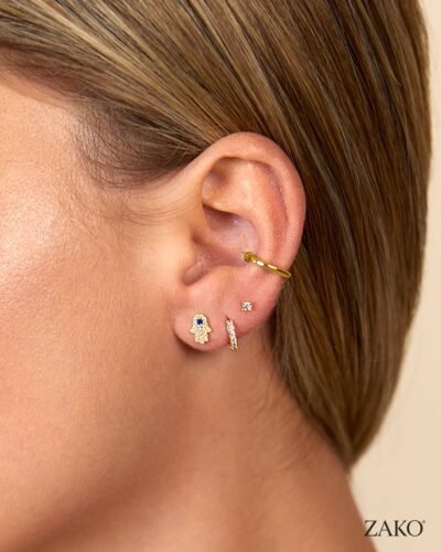 Nina Hamsa Studs