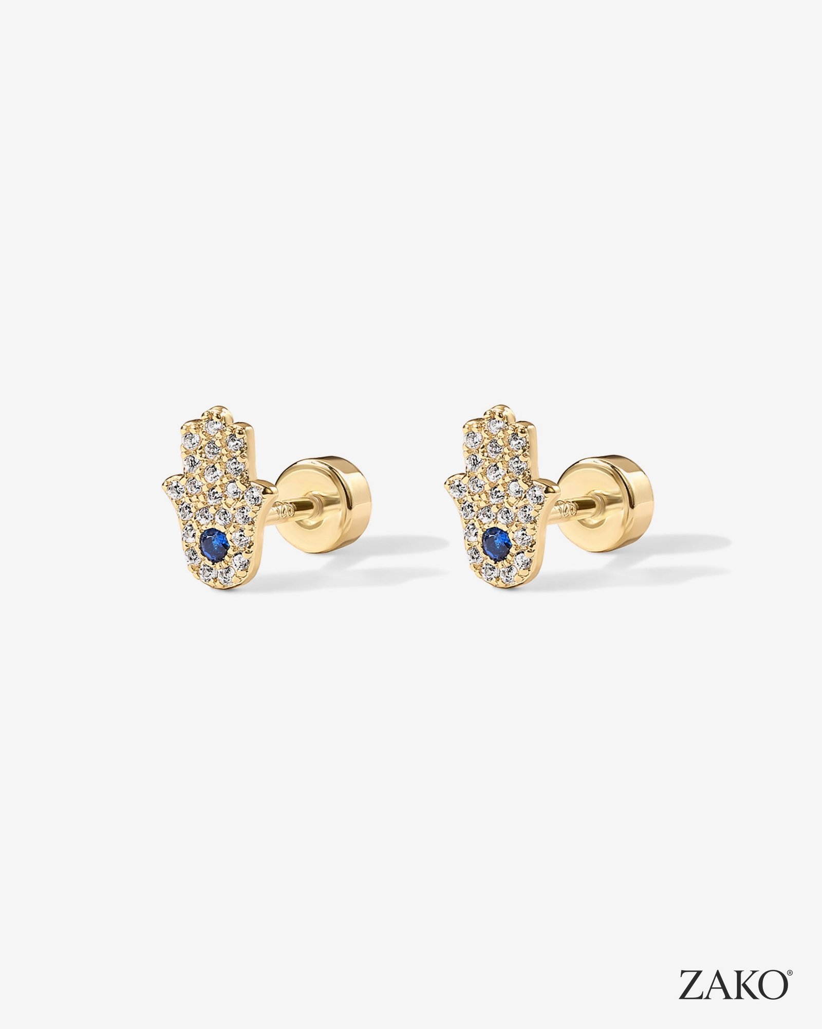 Nina Hamsa Studs - Image 2