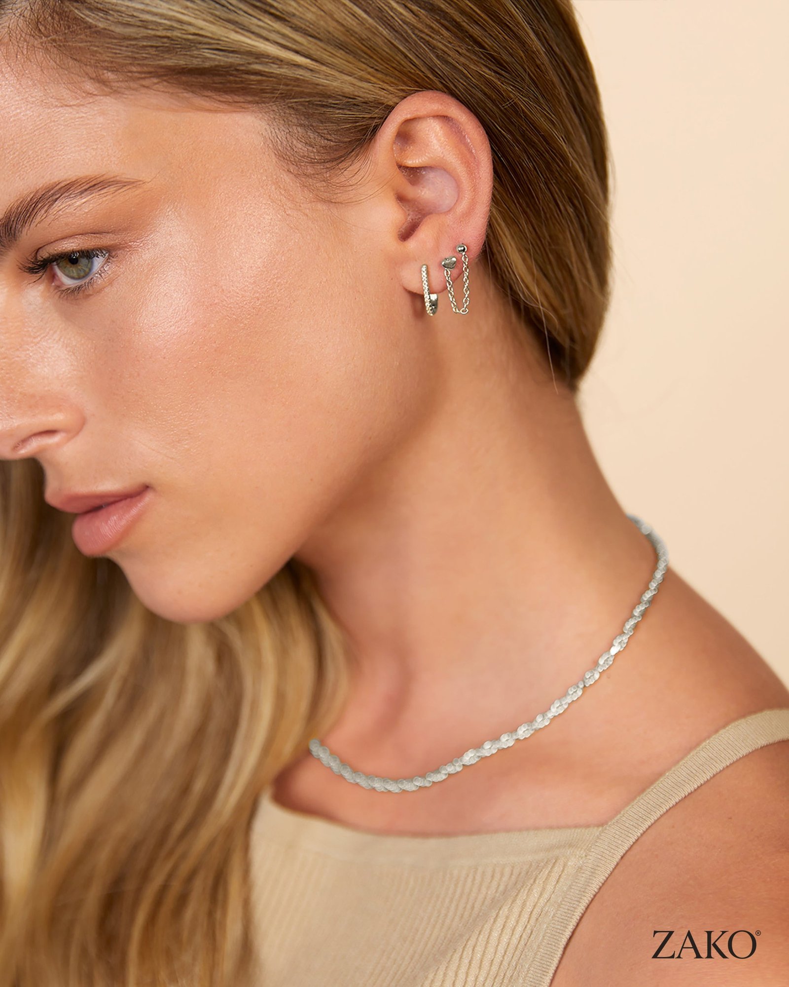 Margot Heart Studs - Image 6