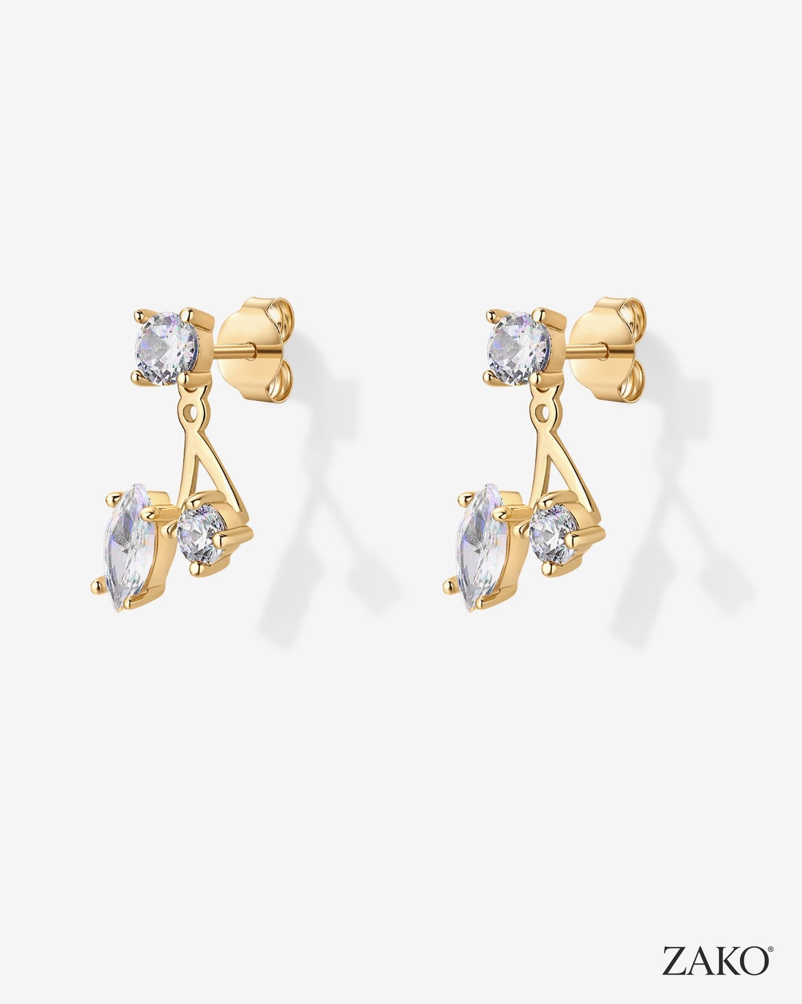 Noor Tri Earrings - Image 2