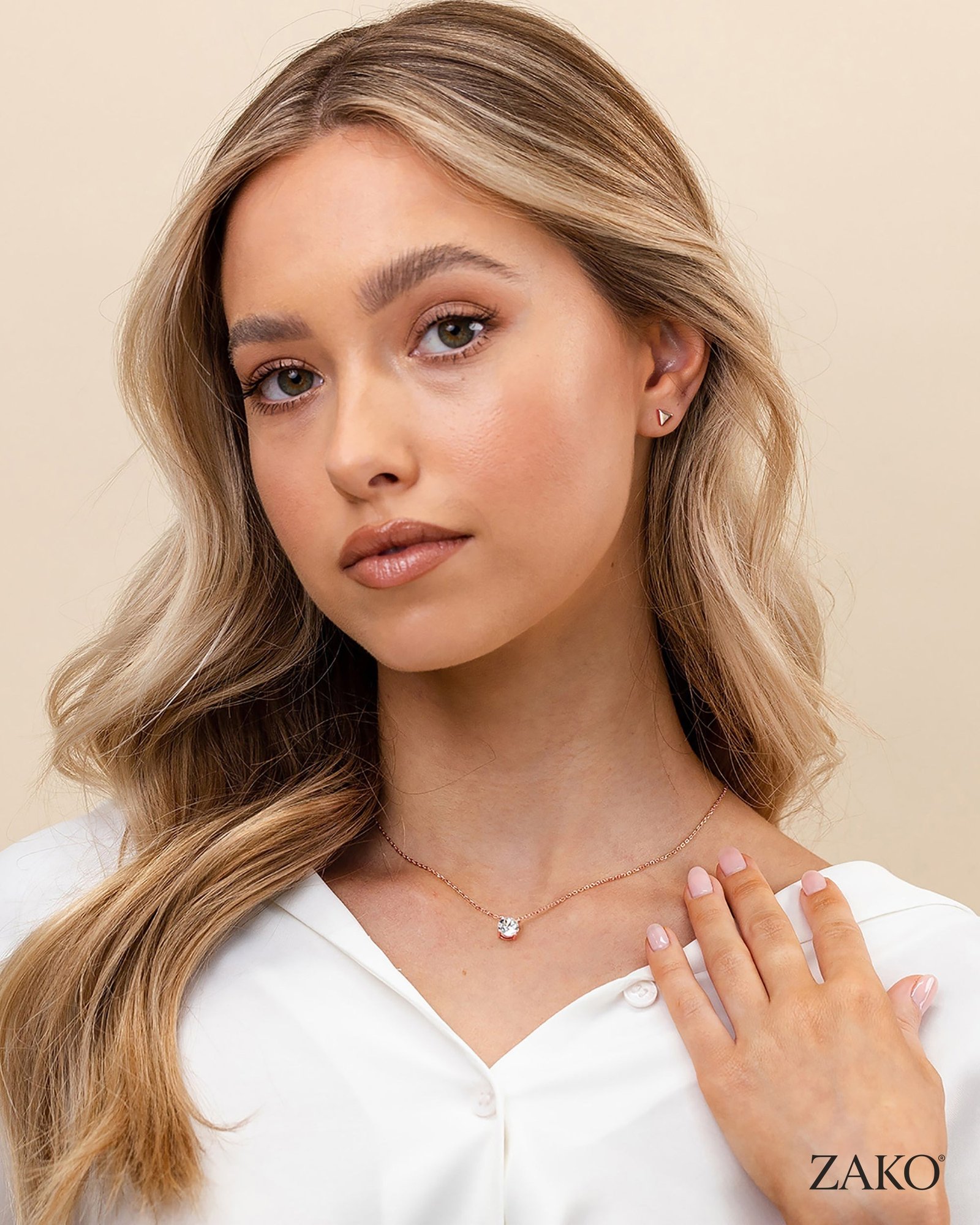 Wren Triangle Studs - Image 6