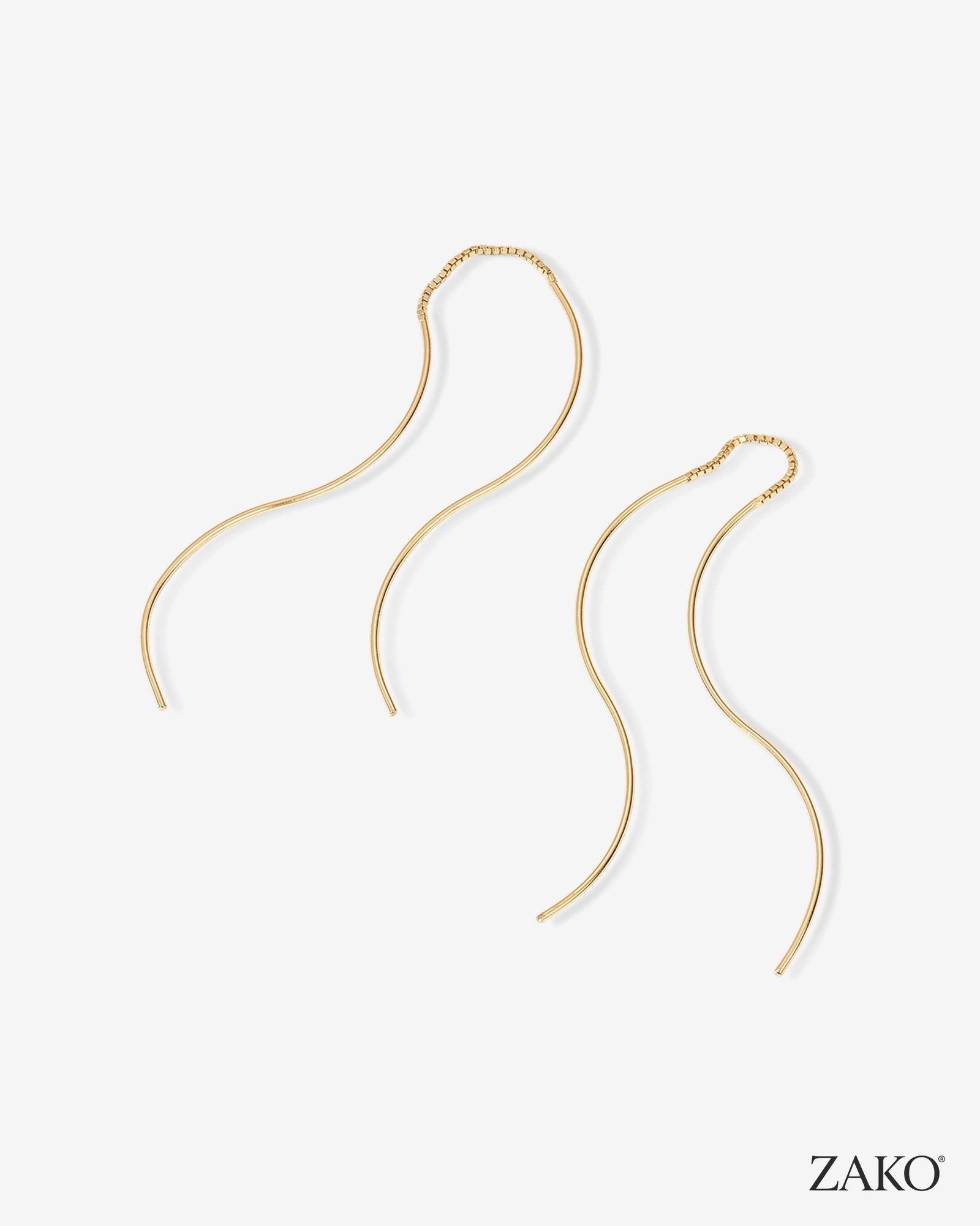 Celine Threader Earrings - Image 6