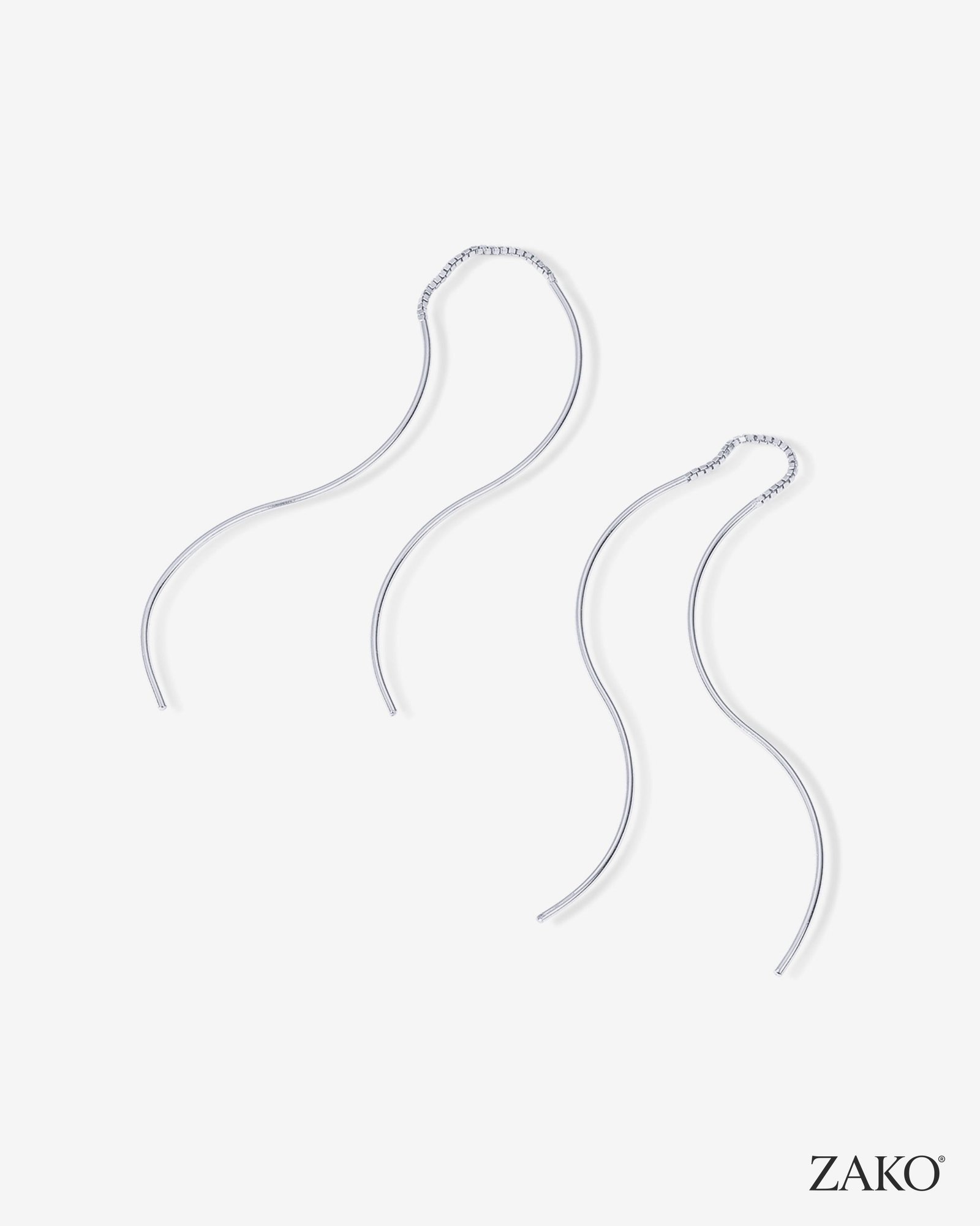 Celine Threader Earrings - Image 8