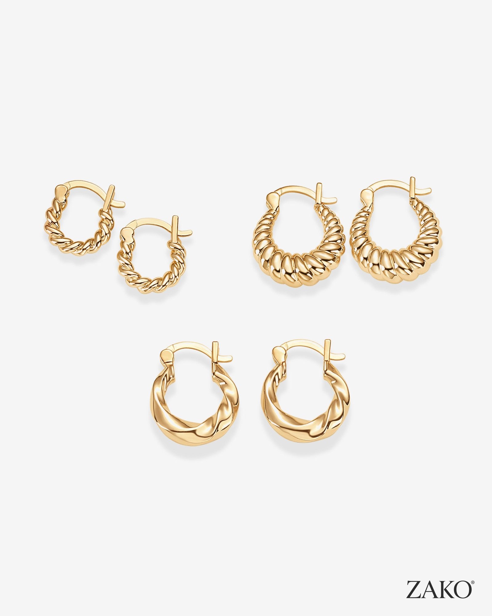 Talia Huggie Earrings - Image 2