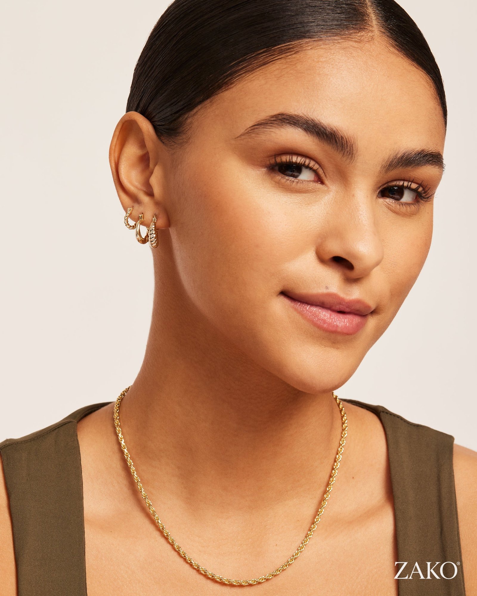 Talia Huggie Earrings - Image 4
