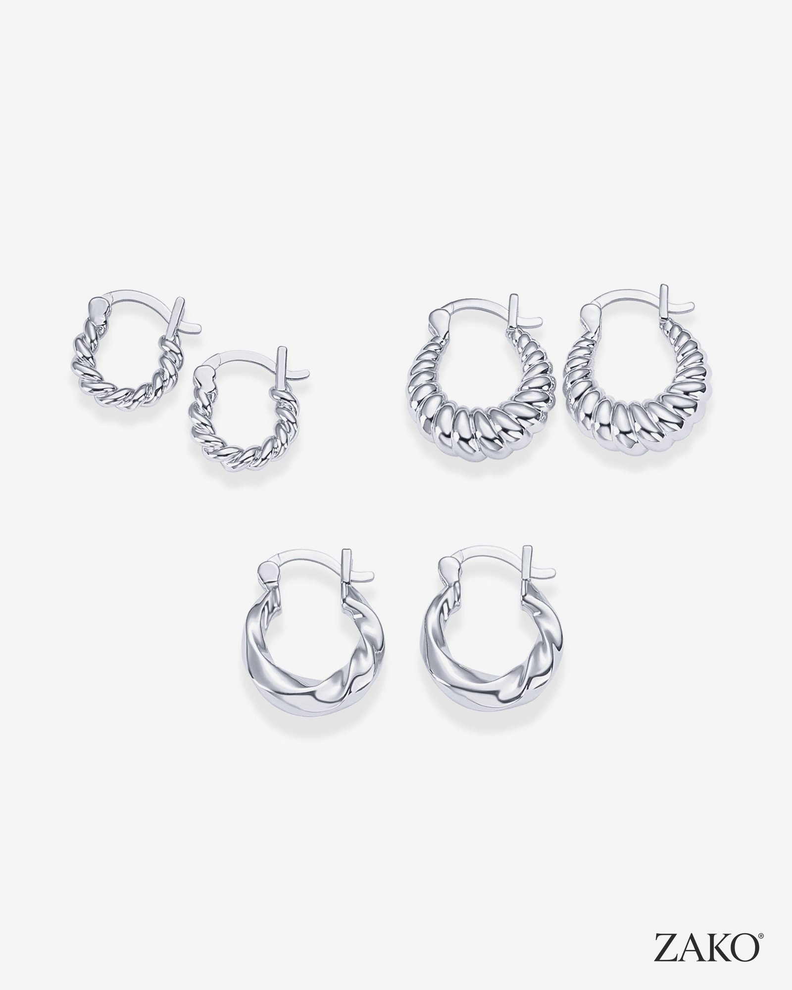 Talia Huggie Earrings - Image 6