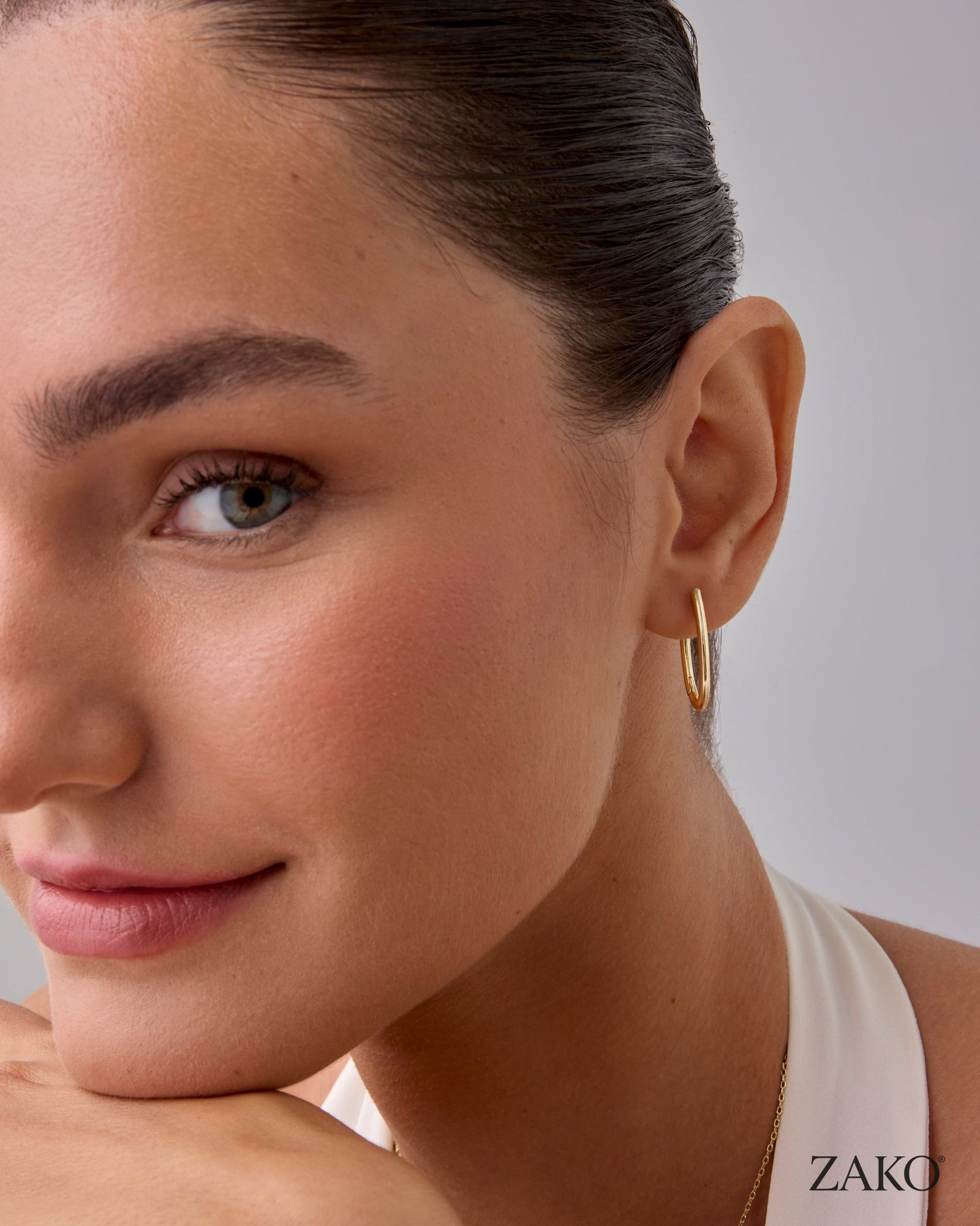 Juno Two-Tone Hoops - Image 4