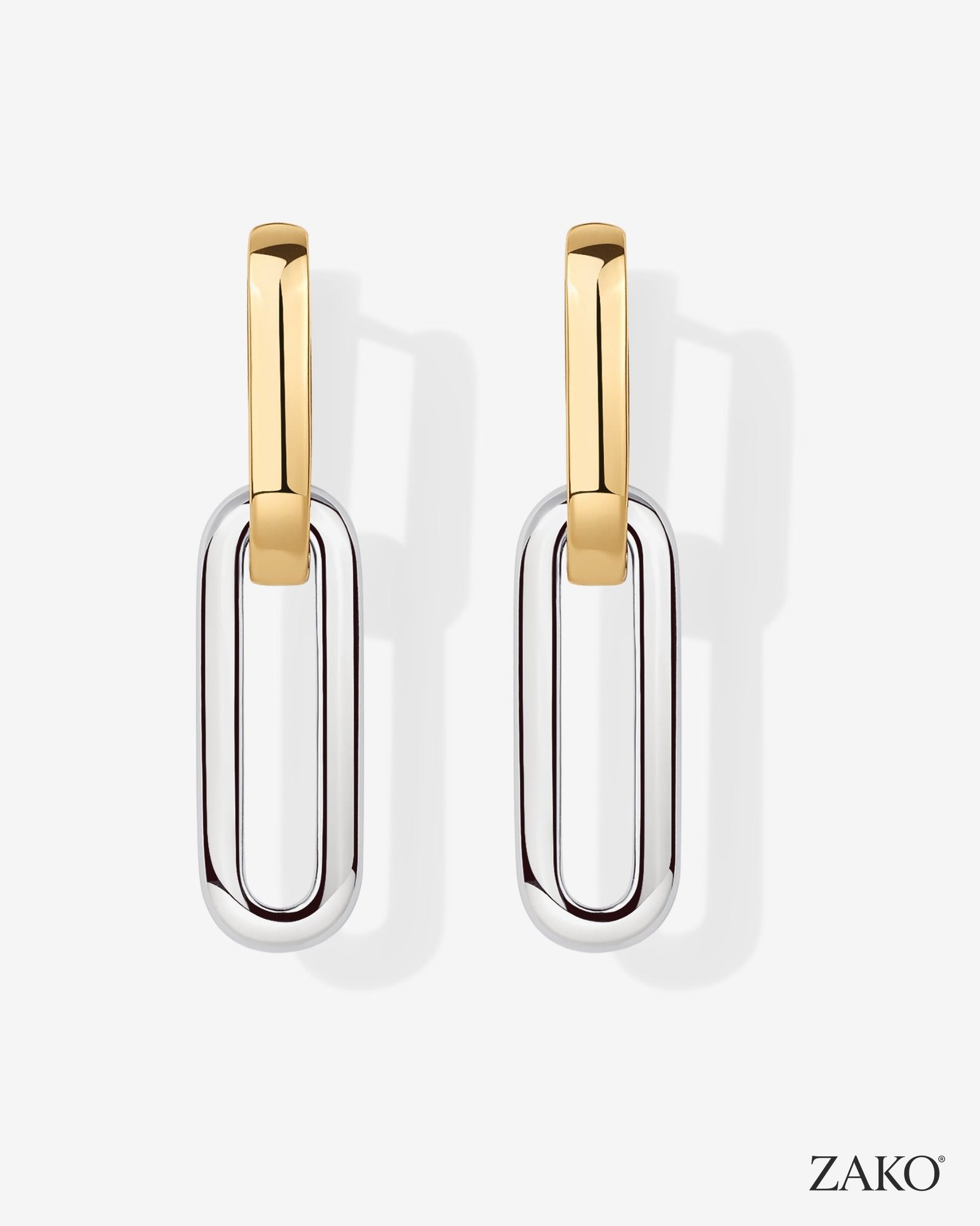 Rosalie Two-Tone Hoops - Image 2