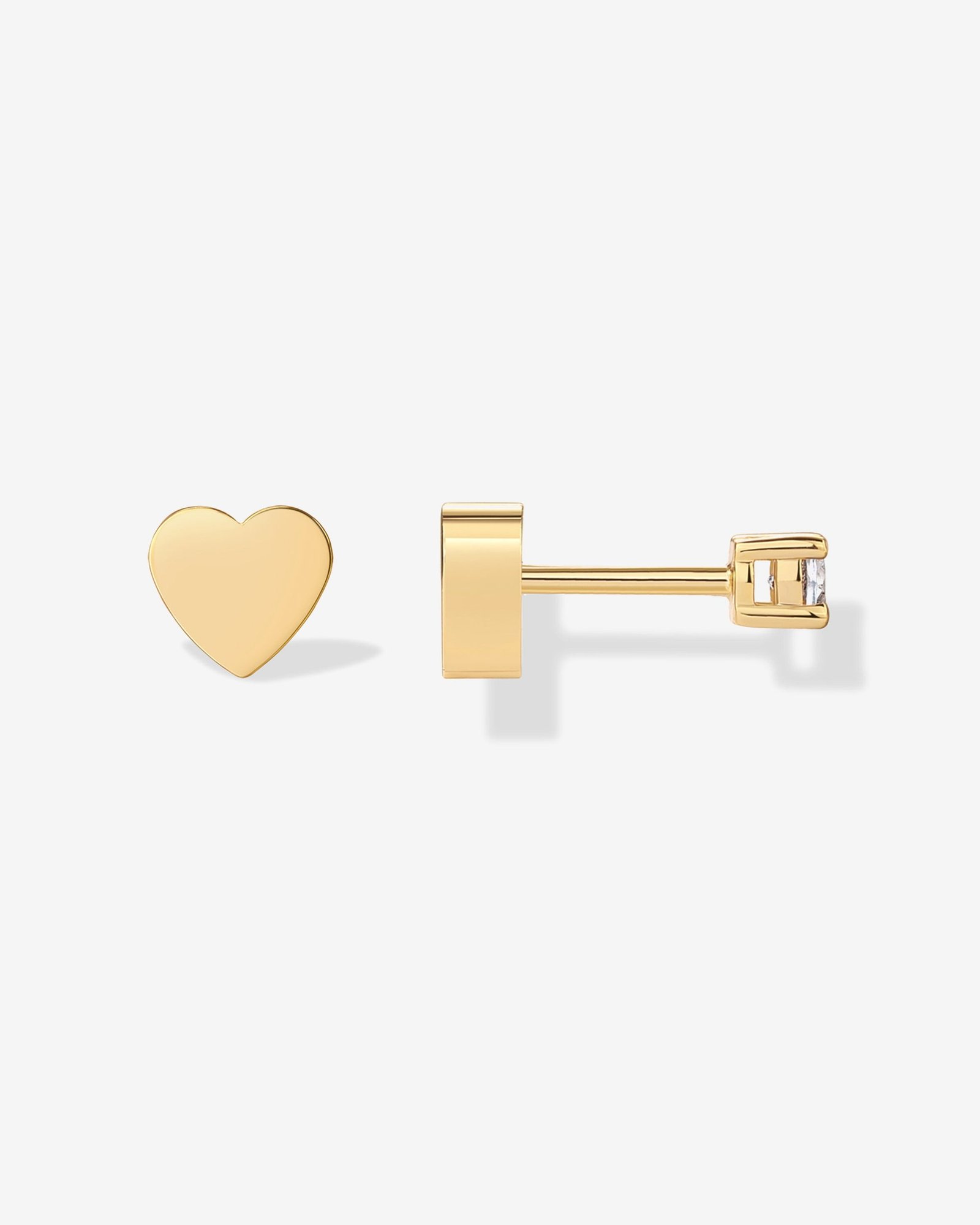 Una Heart Studs