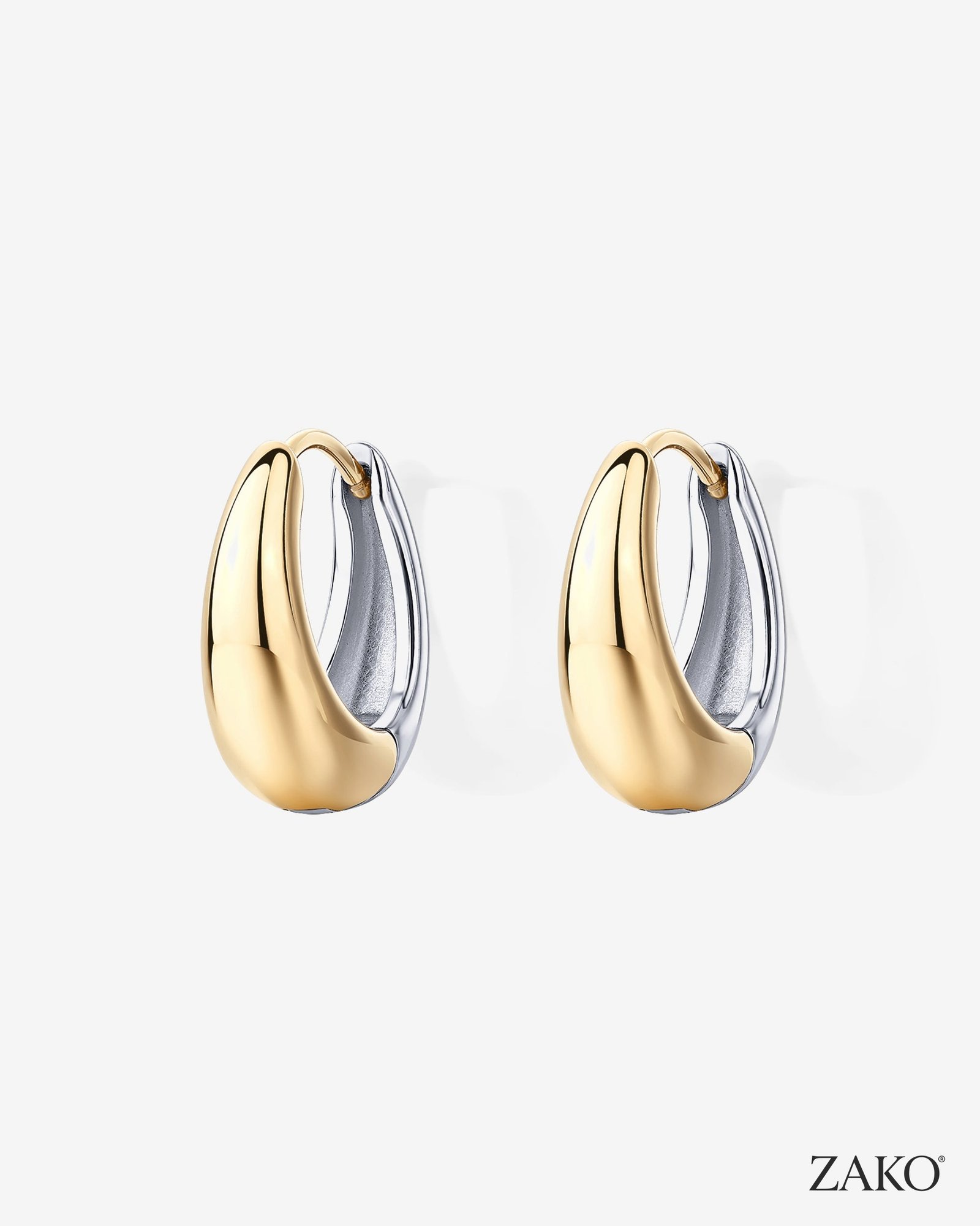 Ophelia Reversible Hoops - Image 5