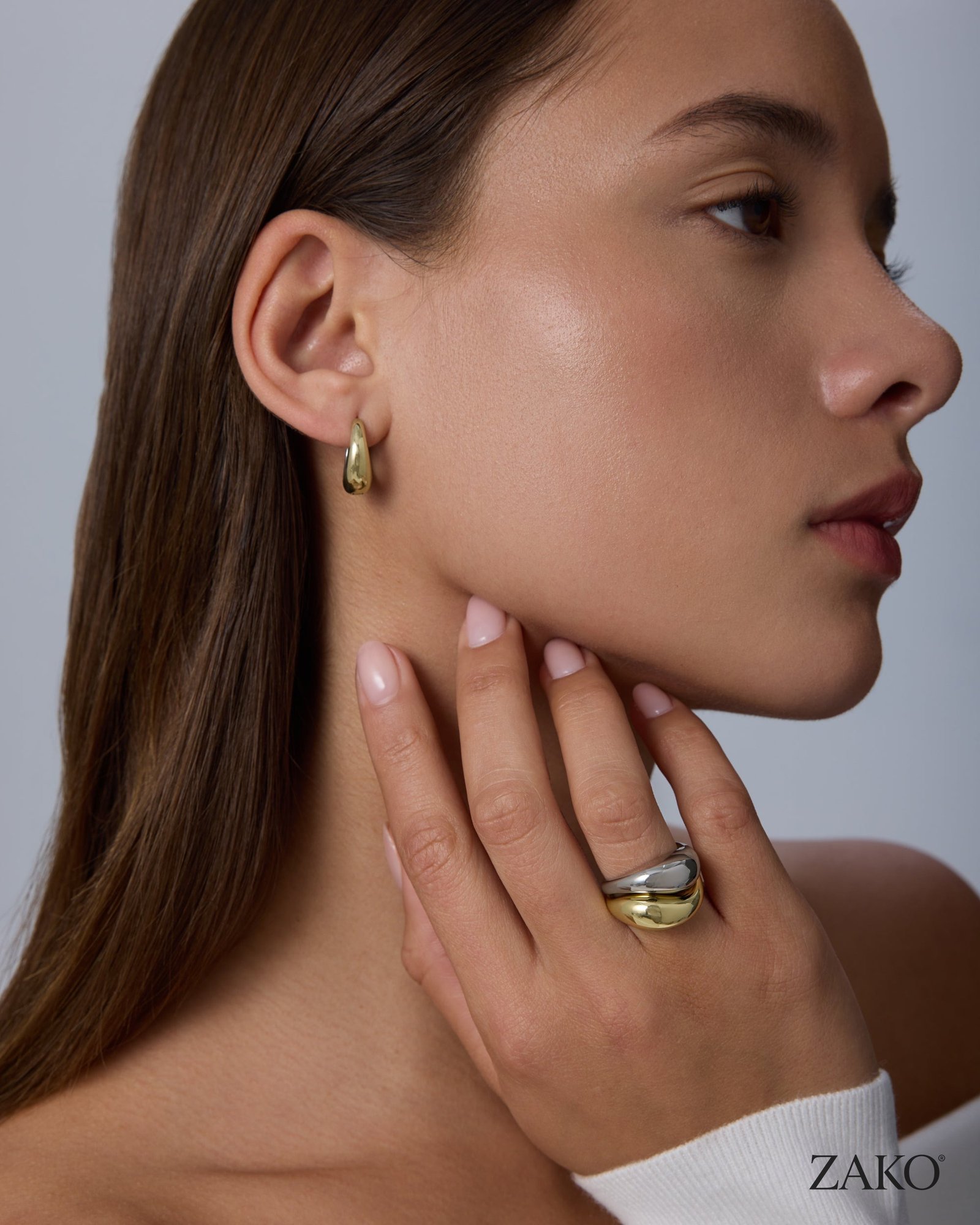 Ophelia Reversible Hoops - Image 13