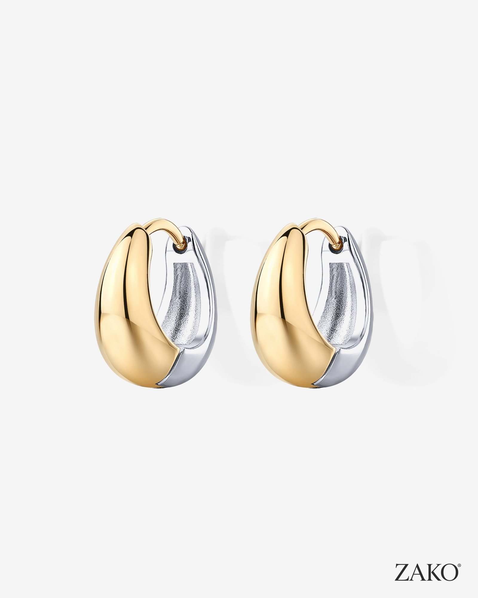 Ophelia Reversible Hoops - Image 2