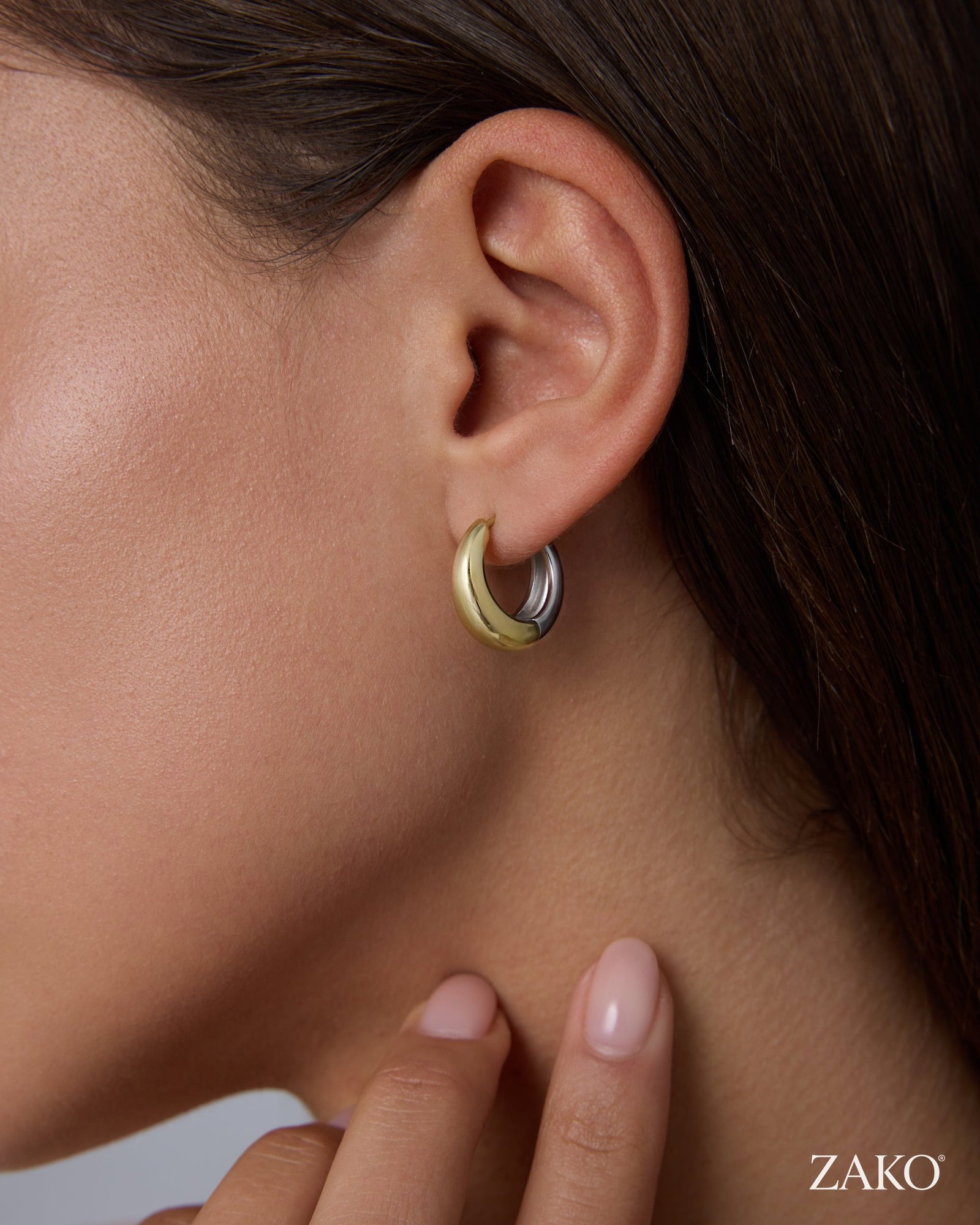 Ophelia Reversible Hoops - Image 12
