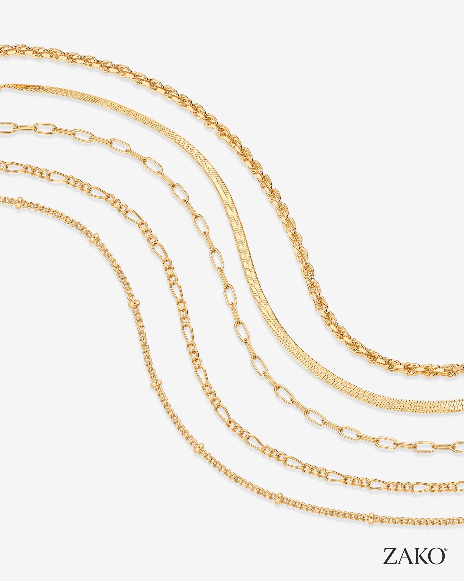 Noor Chain Bracelet Set (5) - Image 2