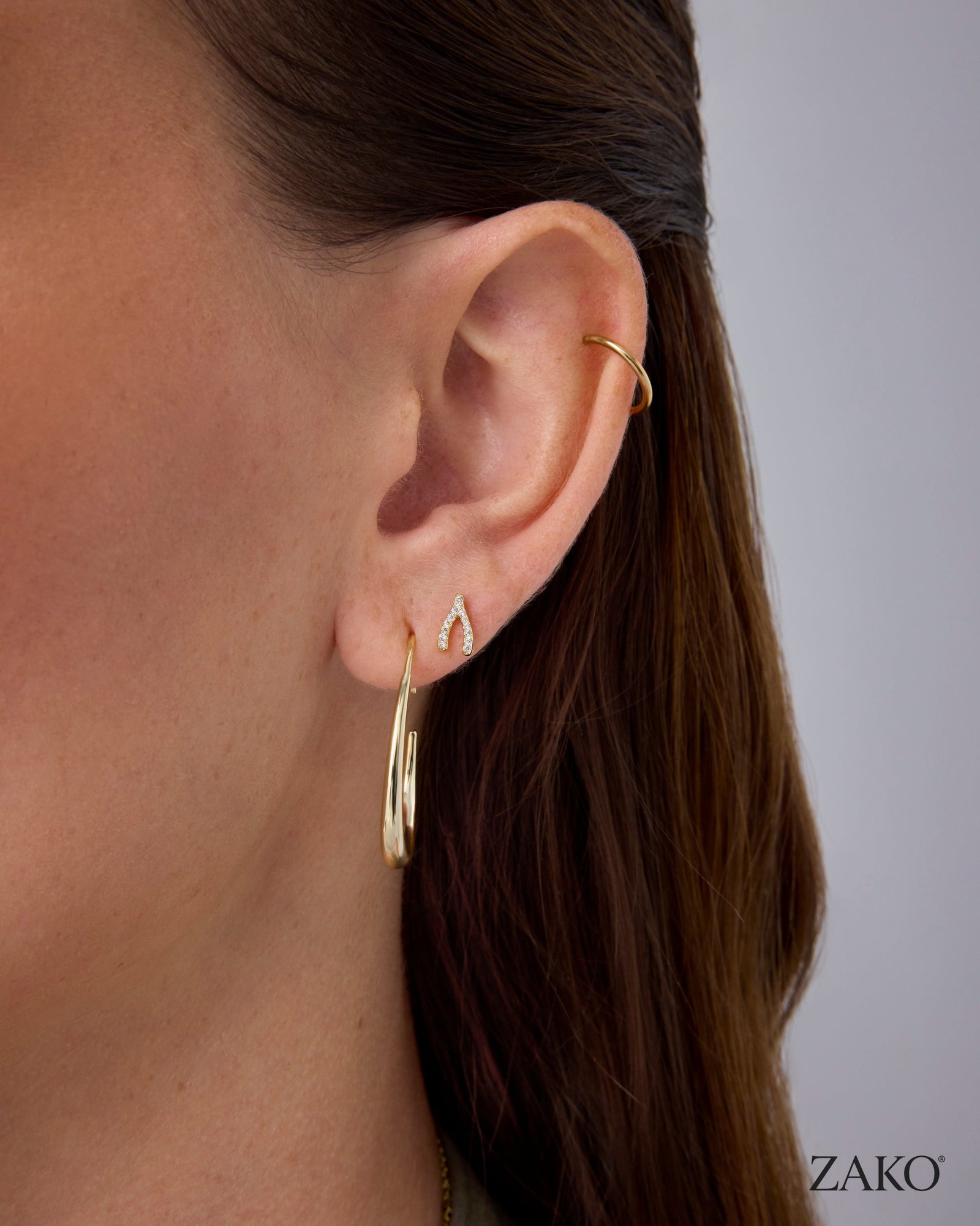 Elara Wishbone Studs - Image 3
