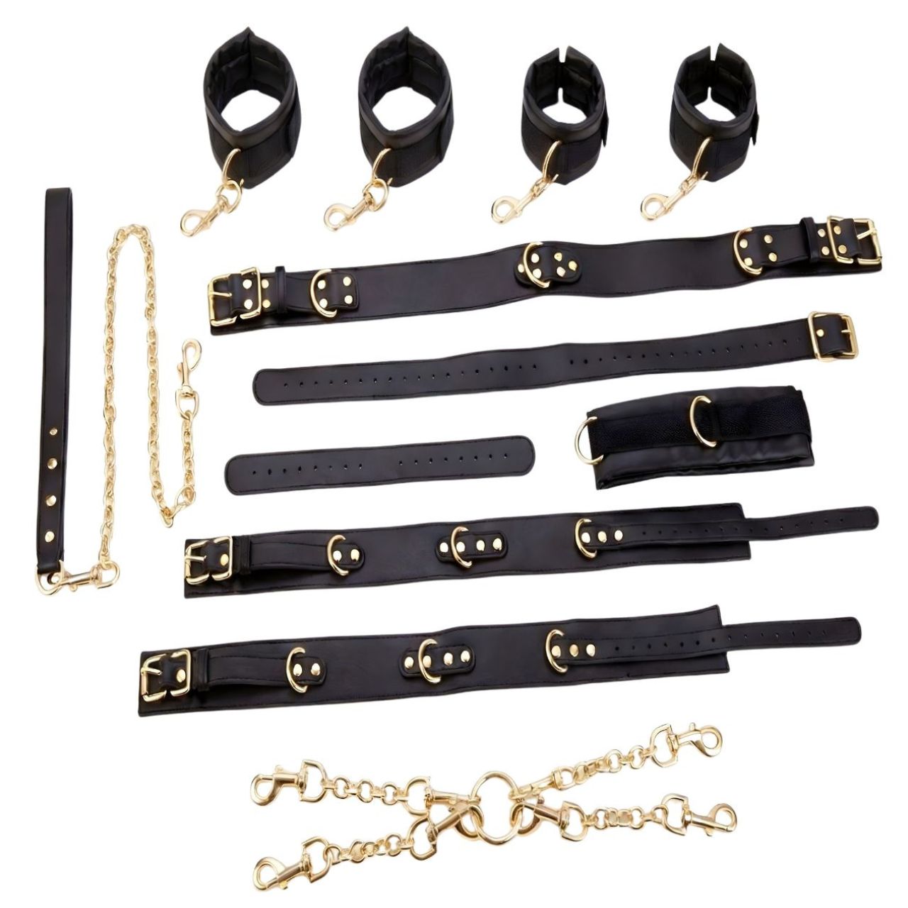 Onyx & Gold 6-Piece BDSM Set - Image 5
