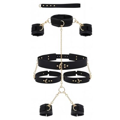 Onyx & Gold 6-Piece BDSM Set