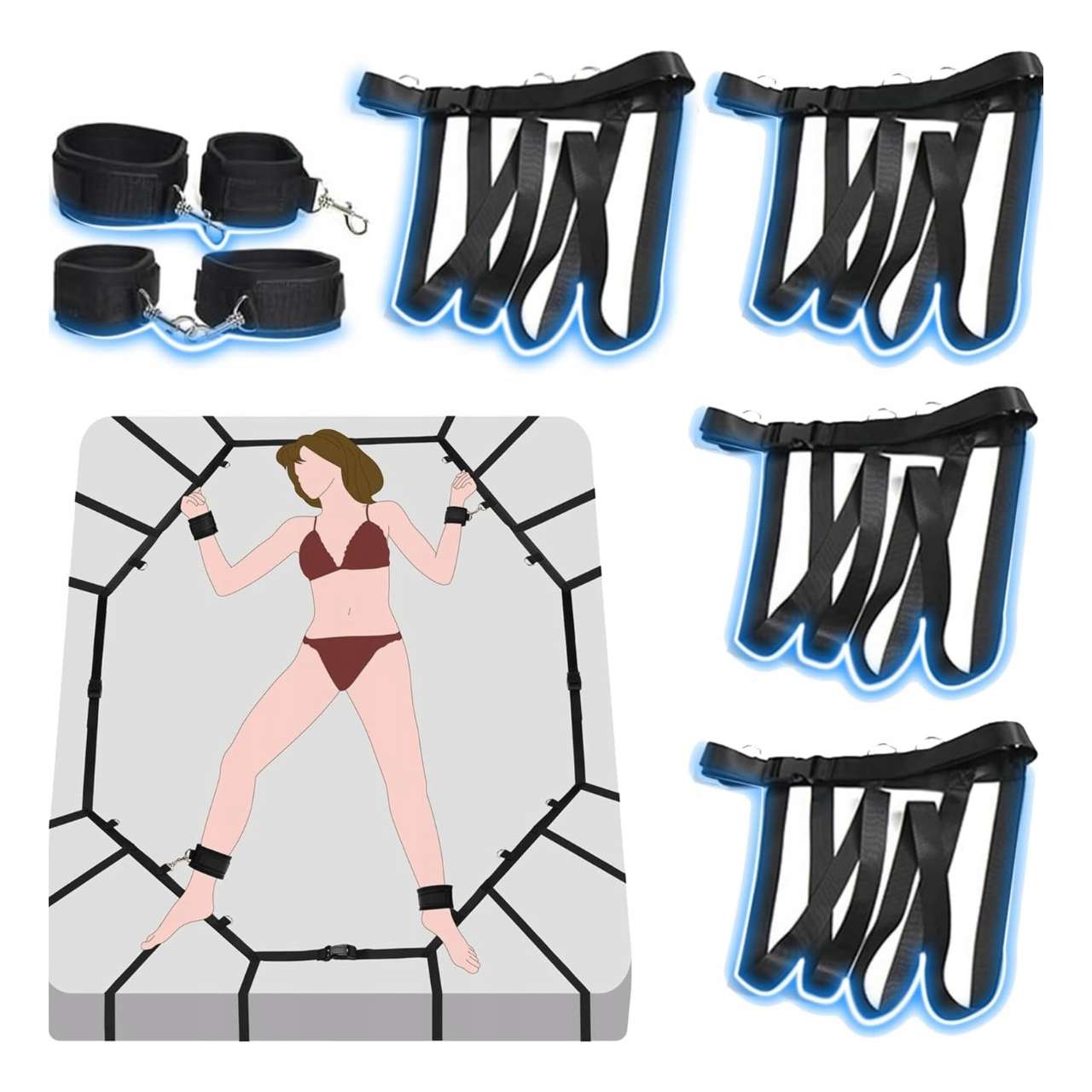 Spider Web Bed Restraint System - Image 3