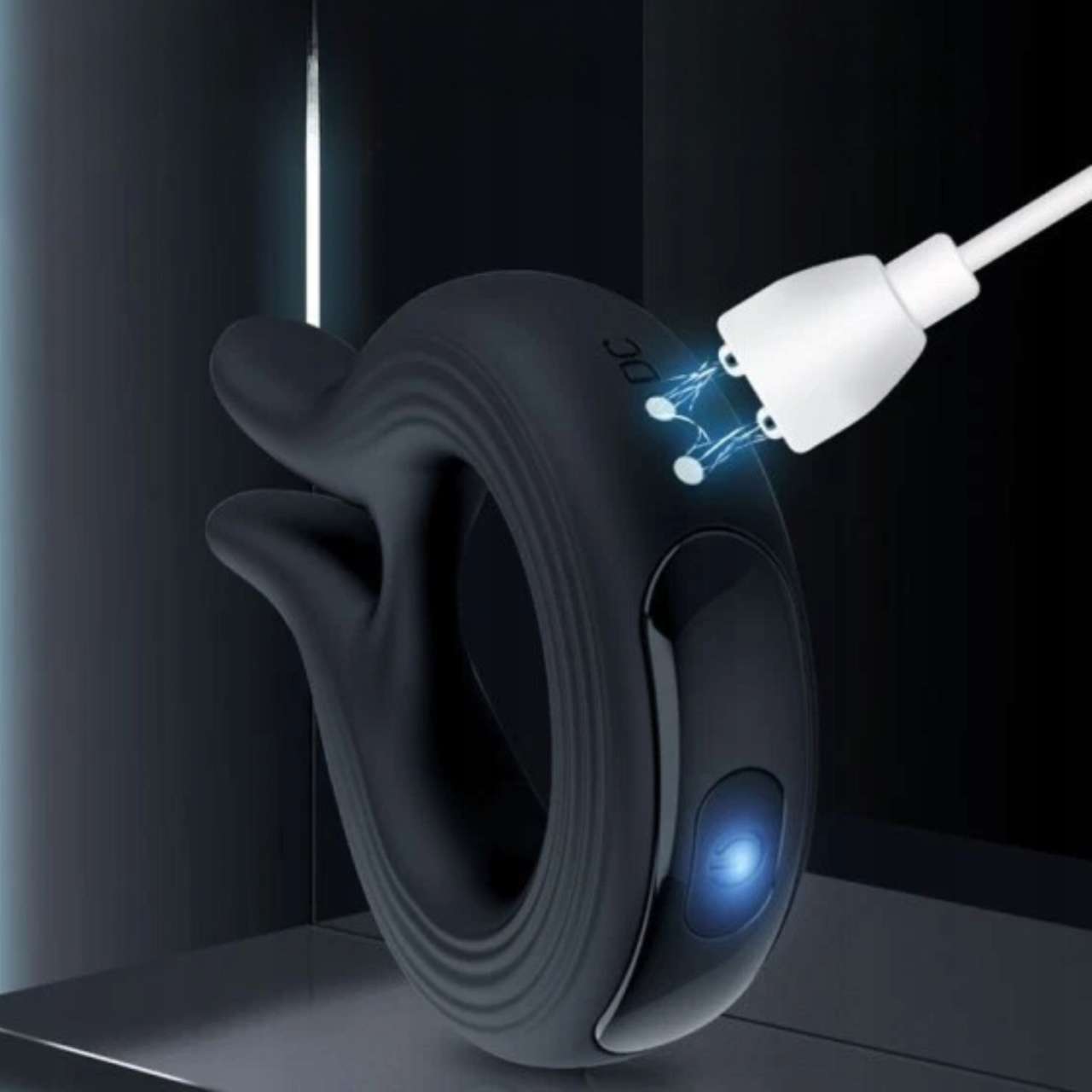 Obsidian Remote-Controlled Dual Vibrating Ring - Image 3