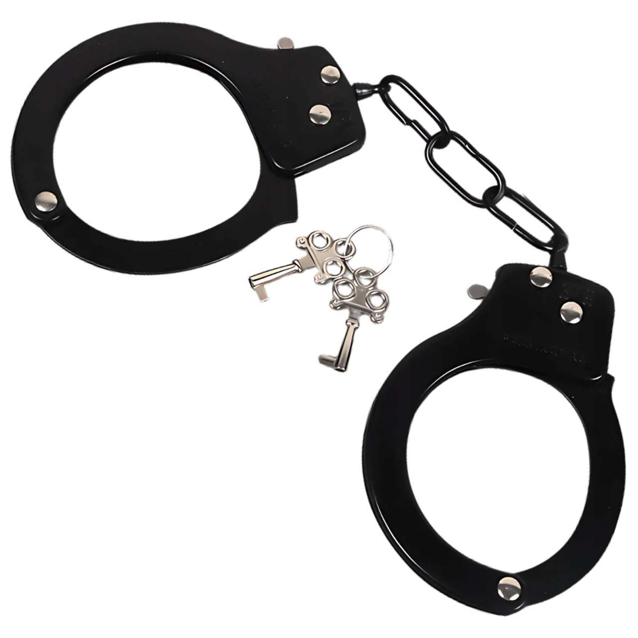 Black Steel Handcuffs