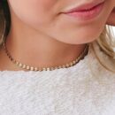 Złoty Naszyjnik Choker z Monetami